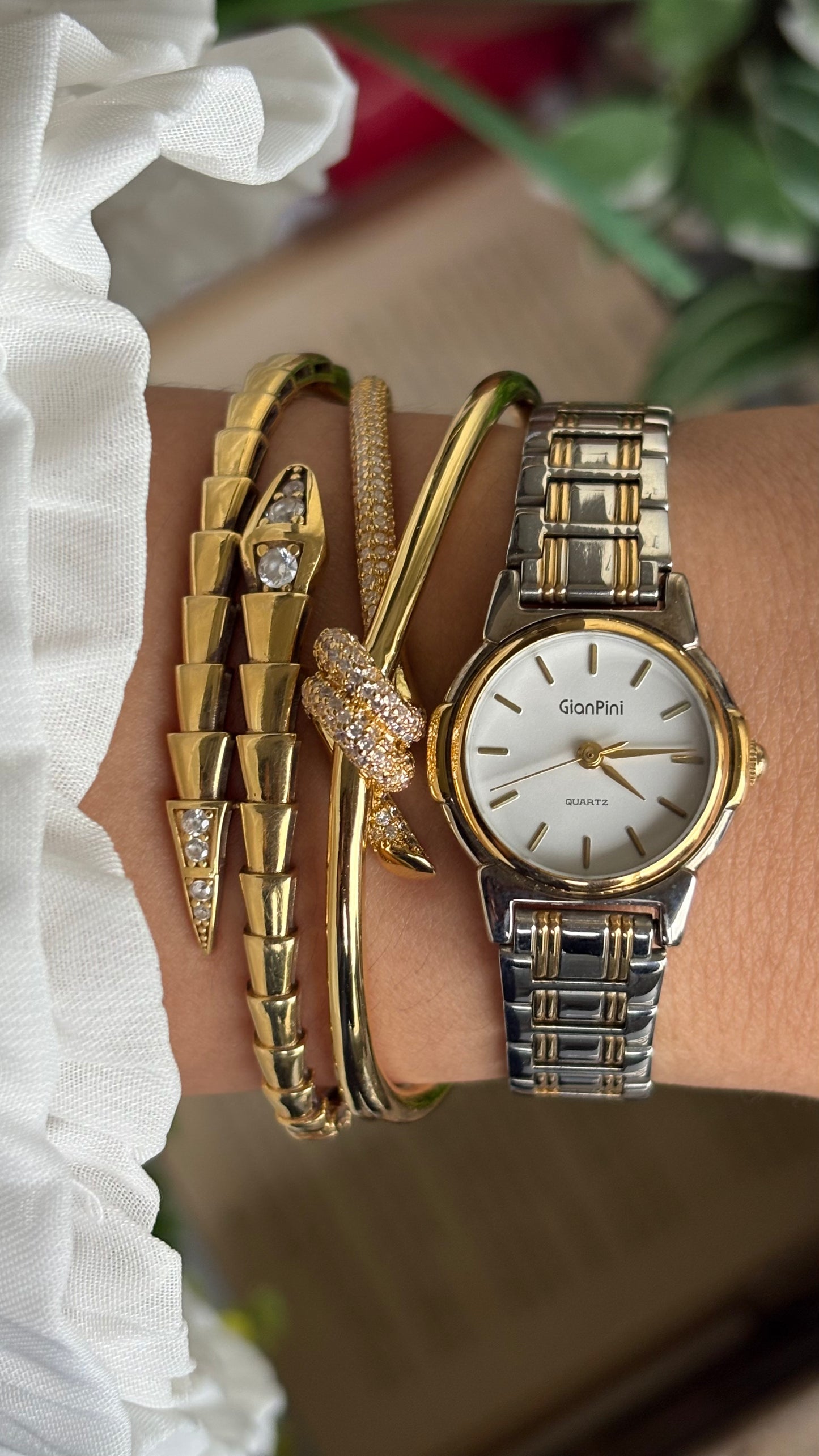 Vintage GianPini Watch in Two-Tone