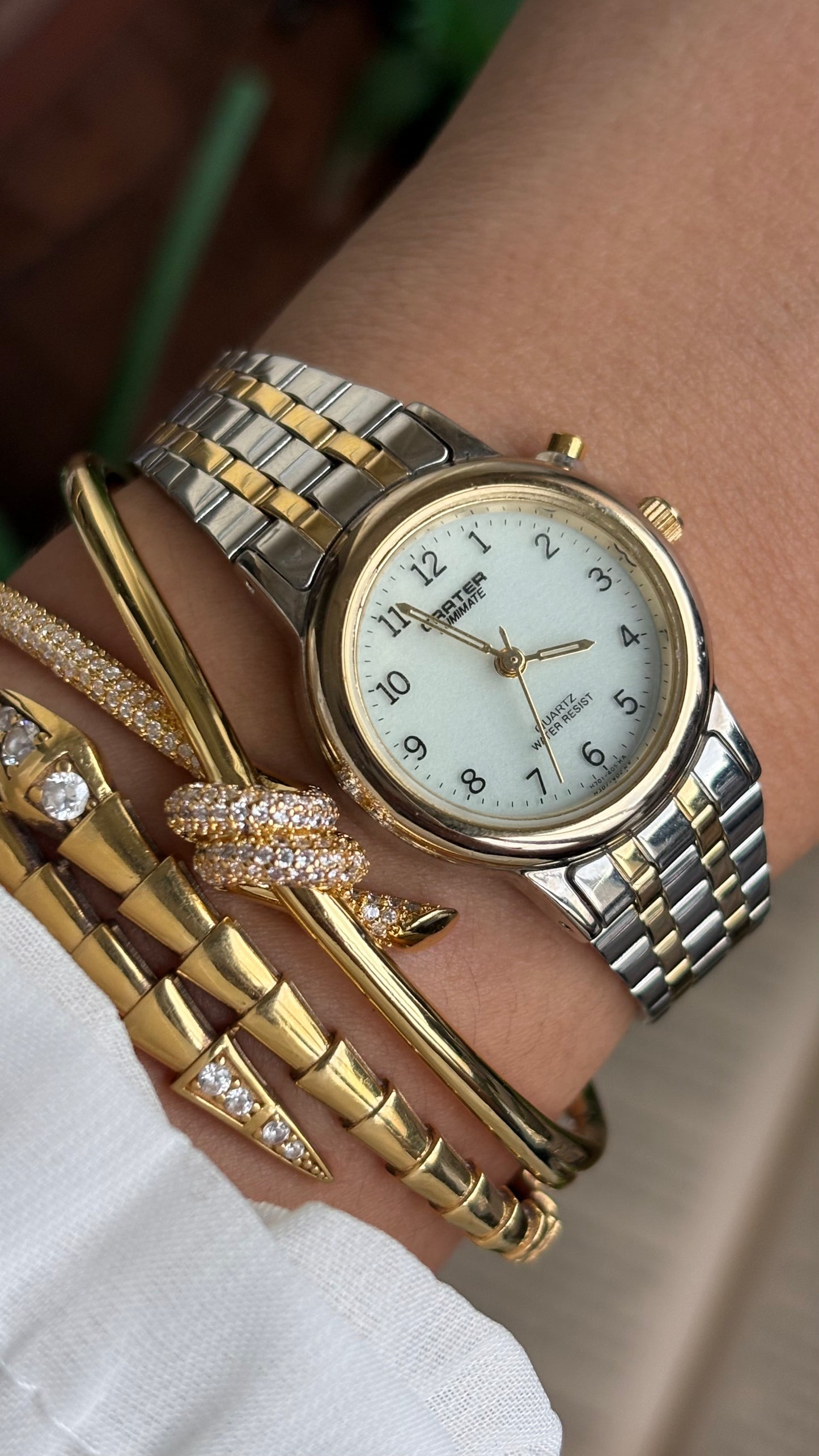 Vintage Carter Lumimate Watch in Two-Tone