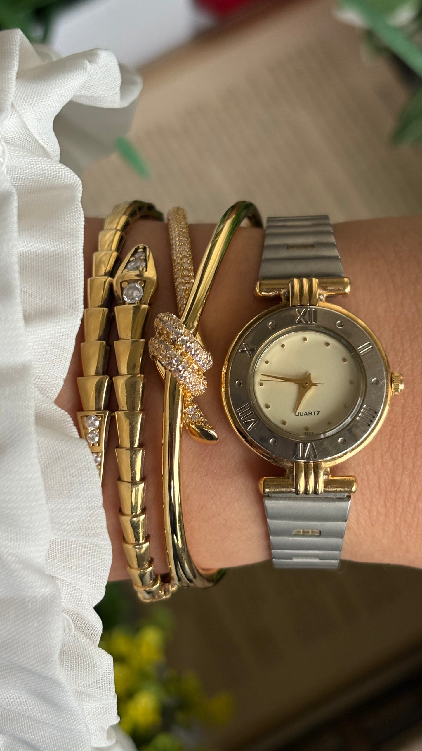 Vintage Noevir by Citizen Watch in Two-Tone