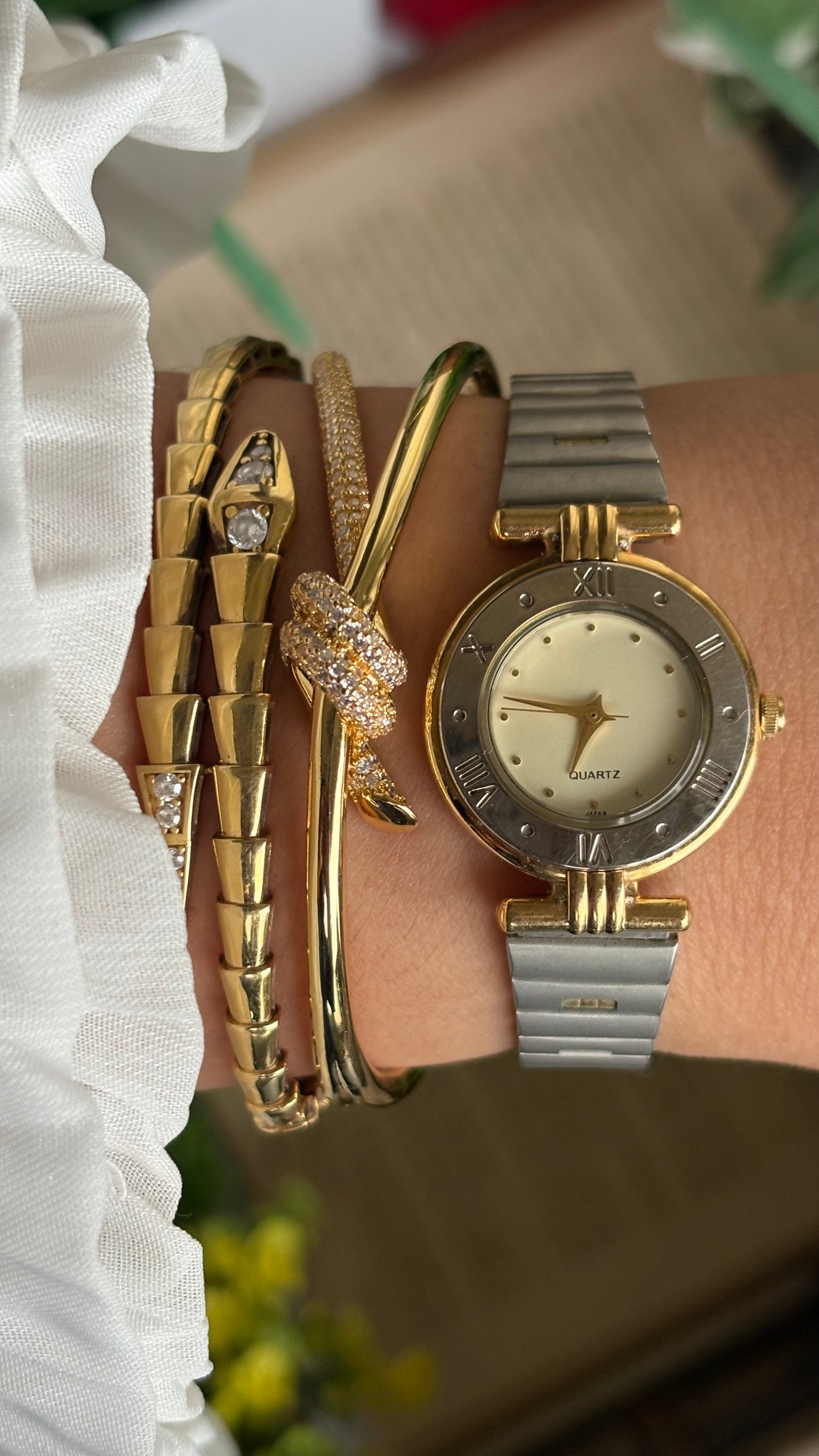 Vintage Noevir by Citizen Watch in Two-Tone
