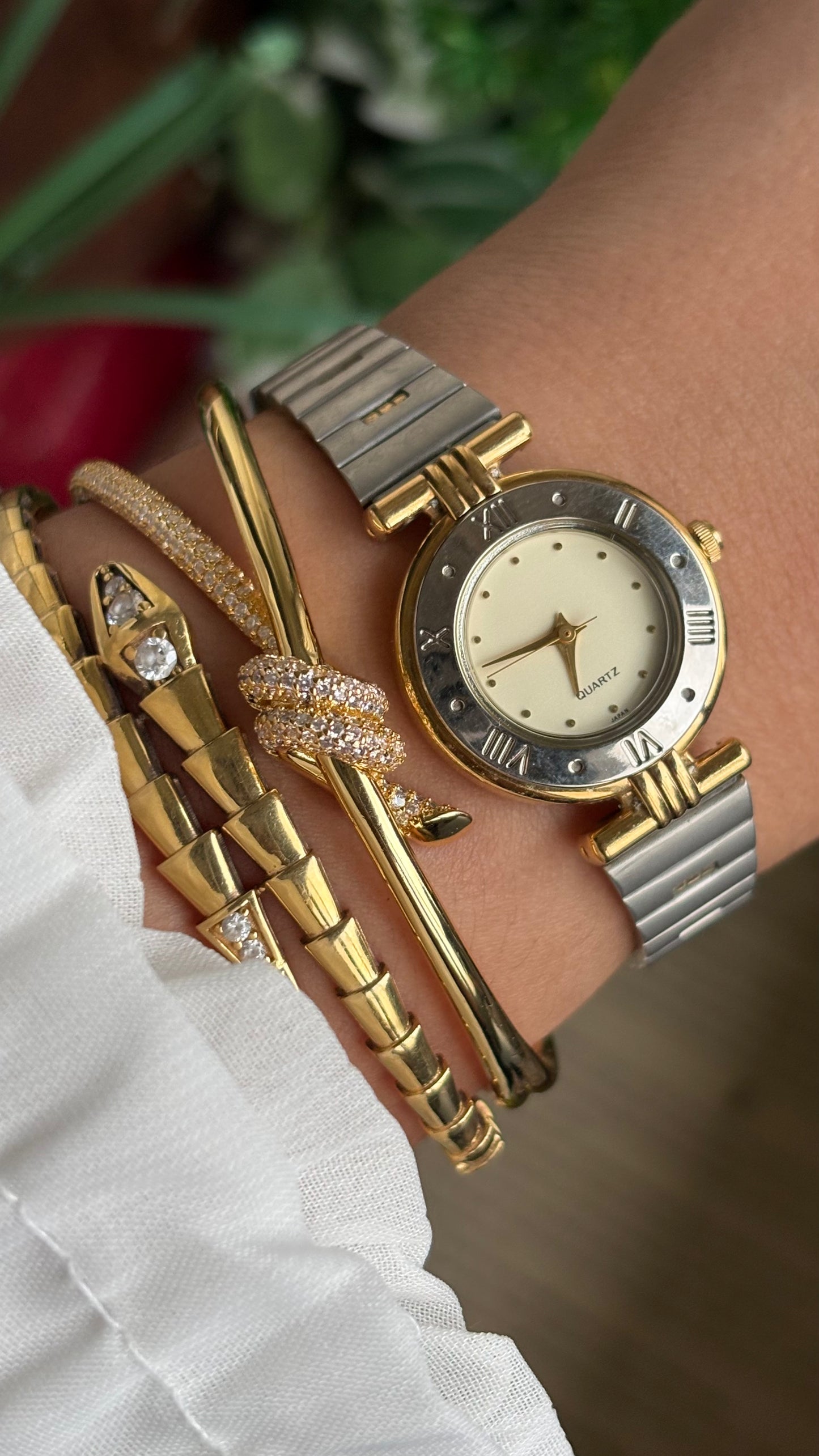 Vintage Noevir by Citizen Watch in Two-Tone
