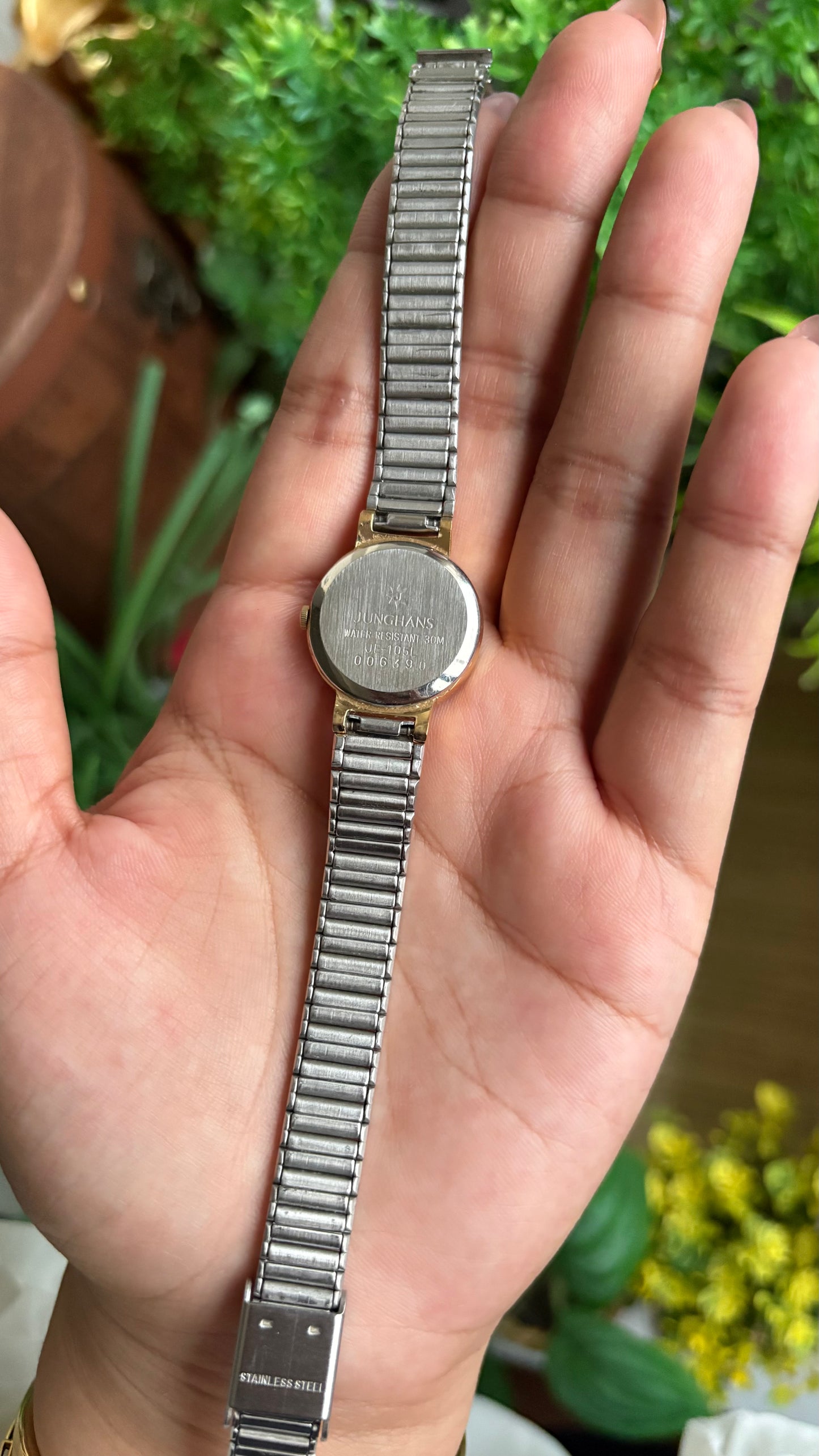 Vintage Junghans 1861 Swiss Watch in Two-Tone