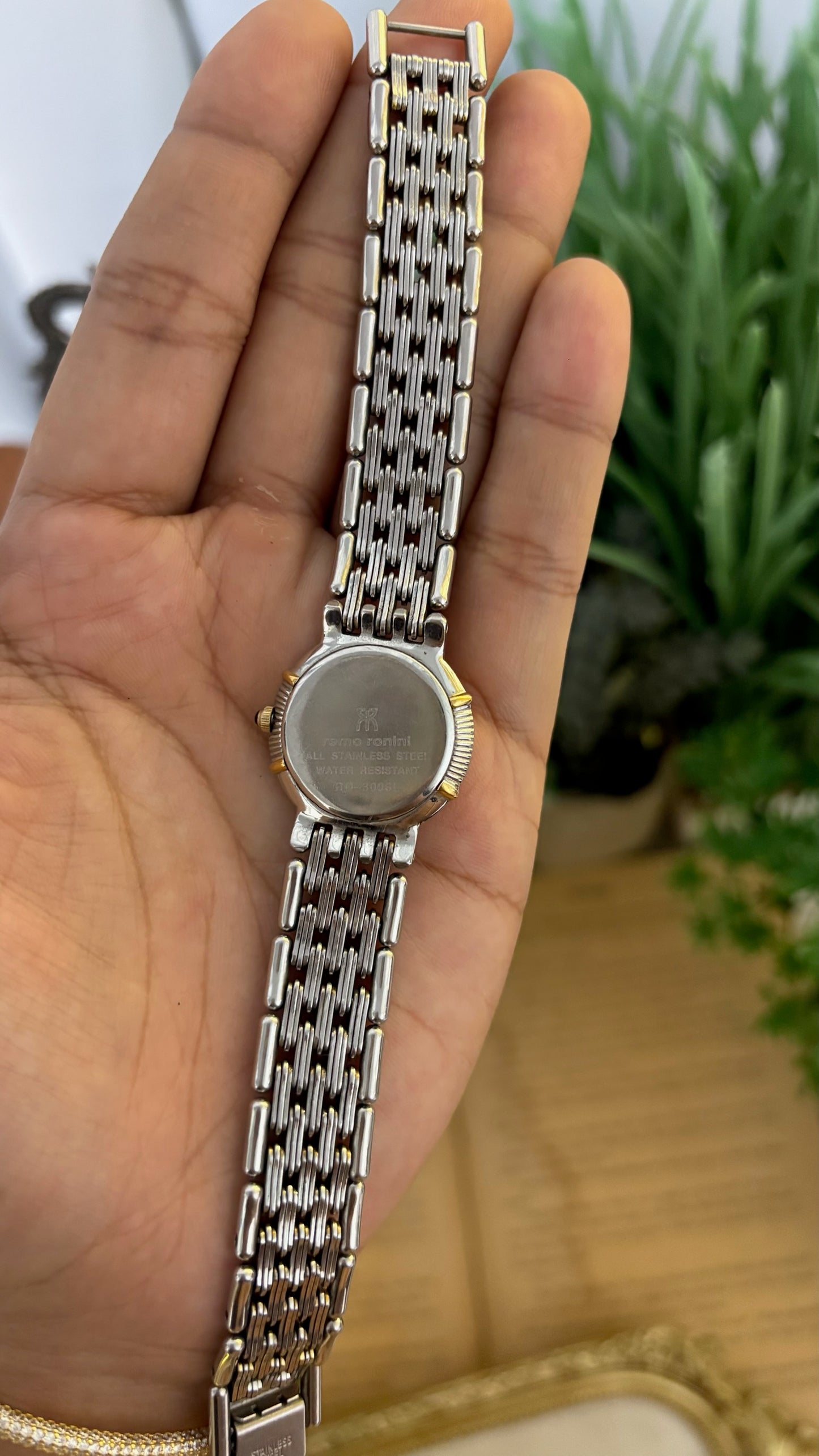Vintage Remo Ronini Gray Dial Dress Watch in Two-Tone Quartz