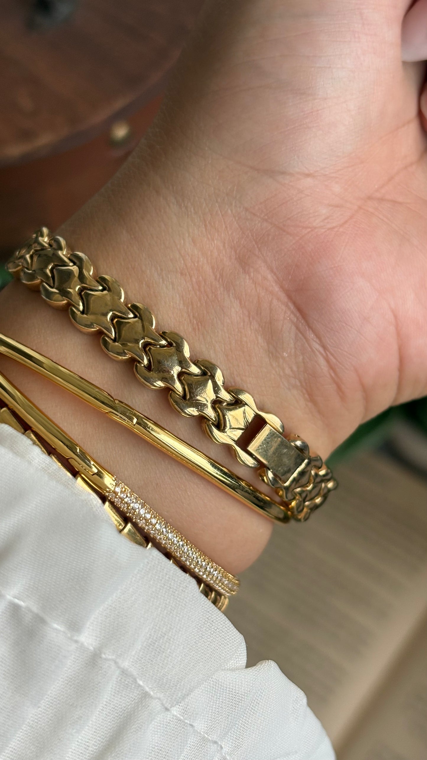 Vintage SHI-VAS Greek Goddess Crown Watch in Gold Tone