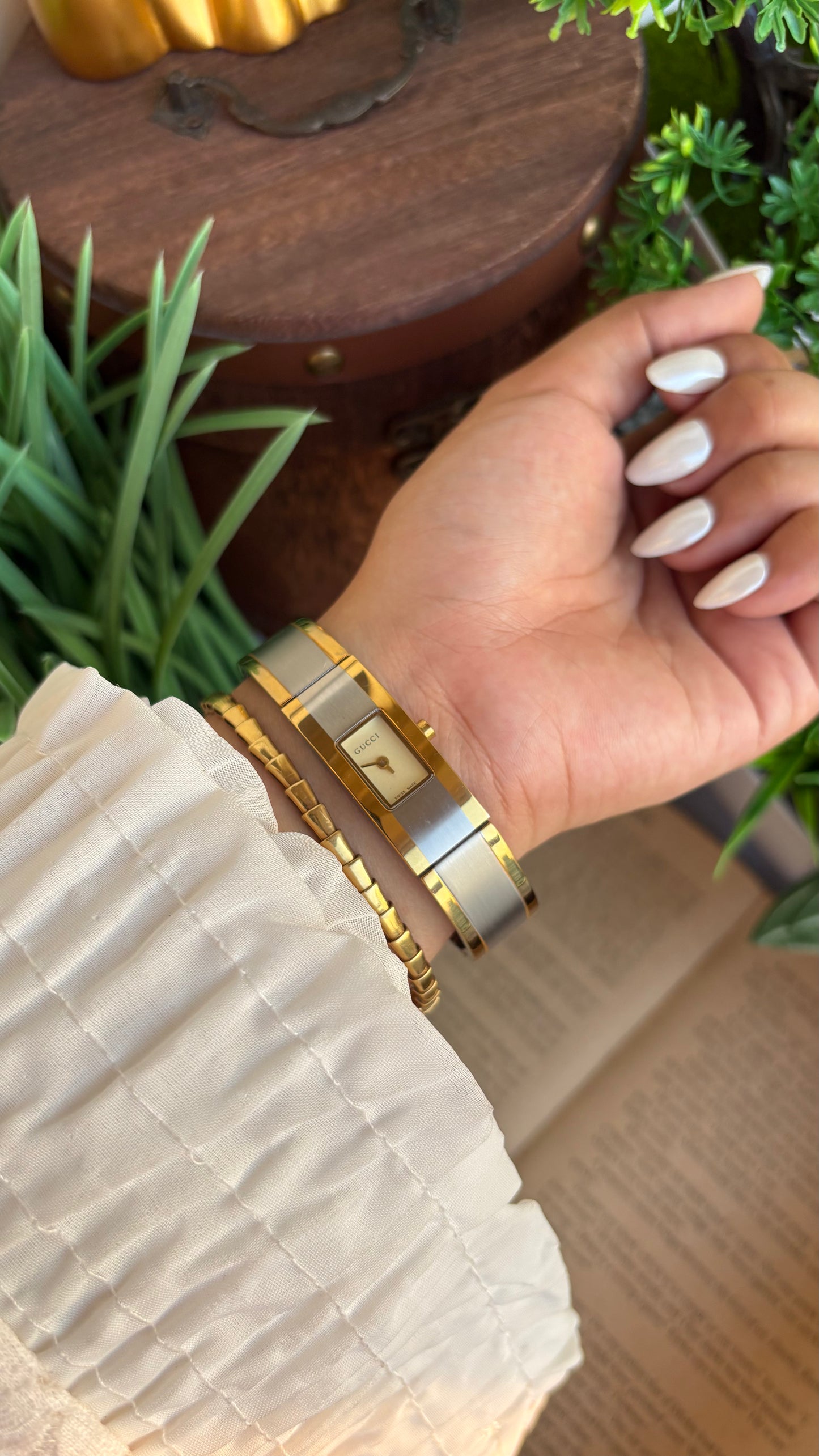 Vintage Gucci 2200L Swiss Watch in Two-Tone