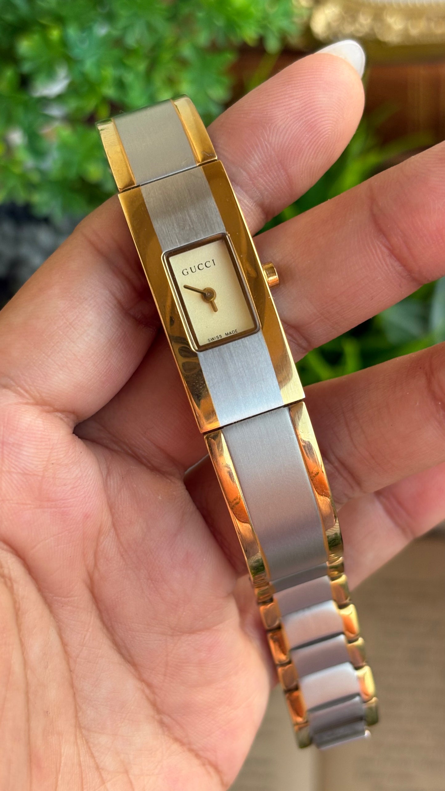 Vintage Gucci 2200L Swiss Watch in Two-Tone