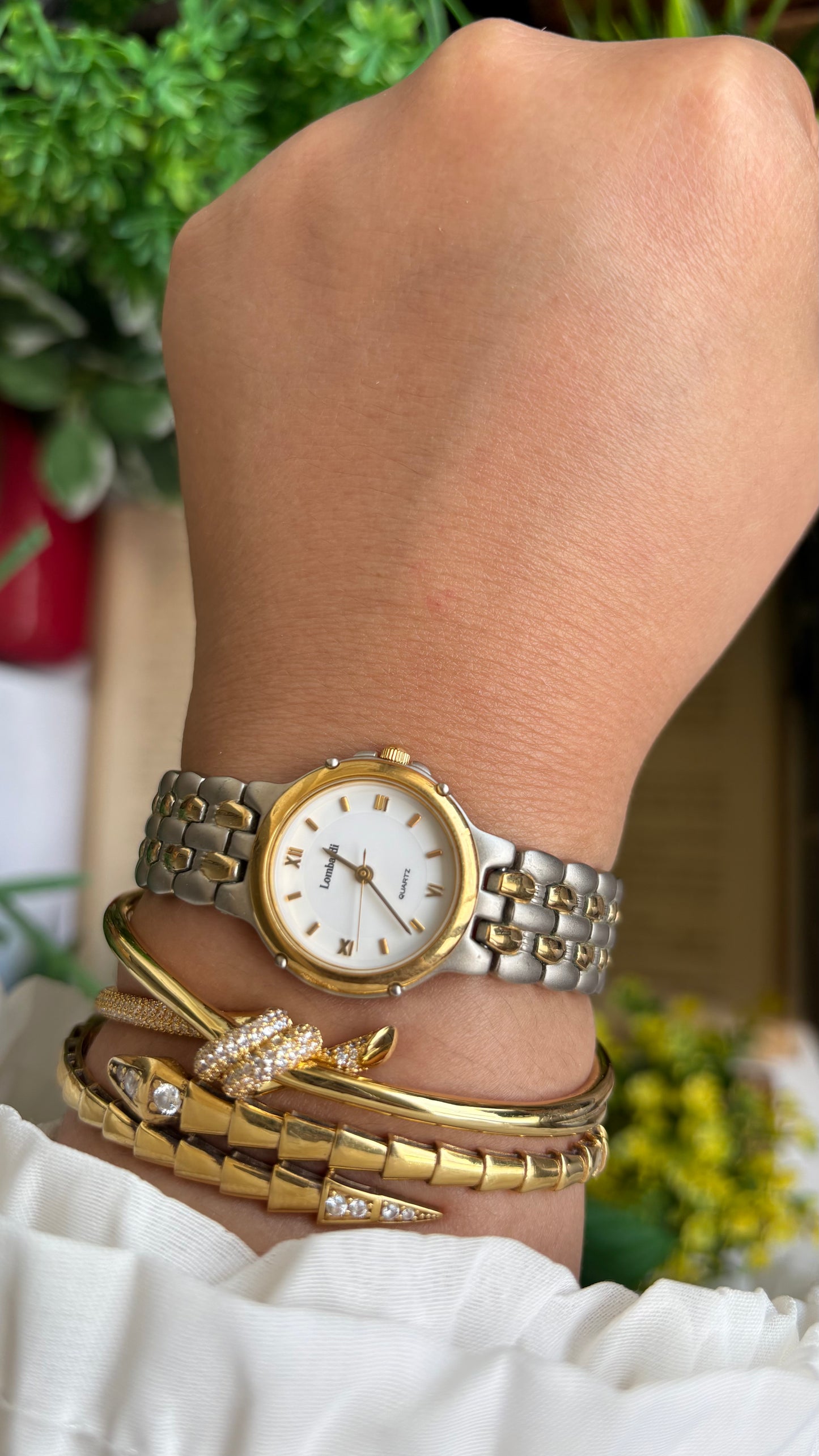 Vintage Lombardi Classic Watch in Two-Tone