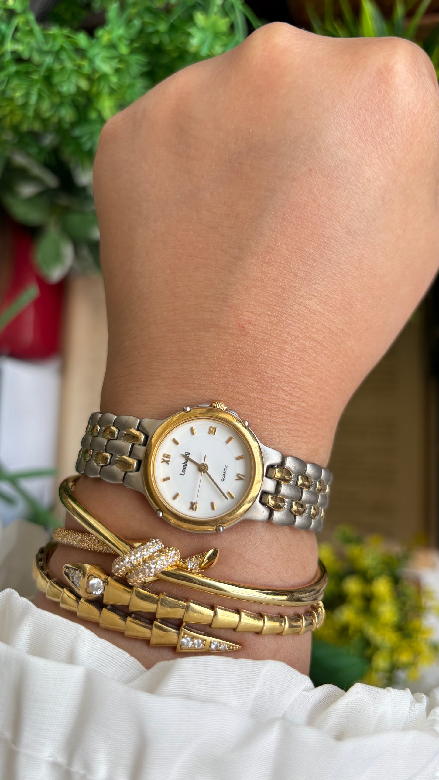Vintage Lombardi Classic Watch in Two-Tone