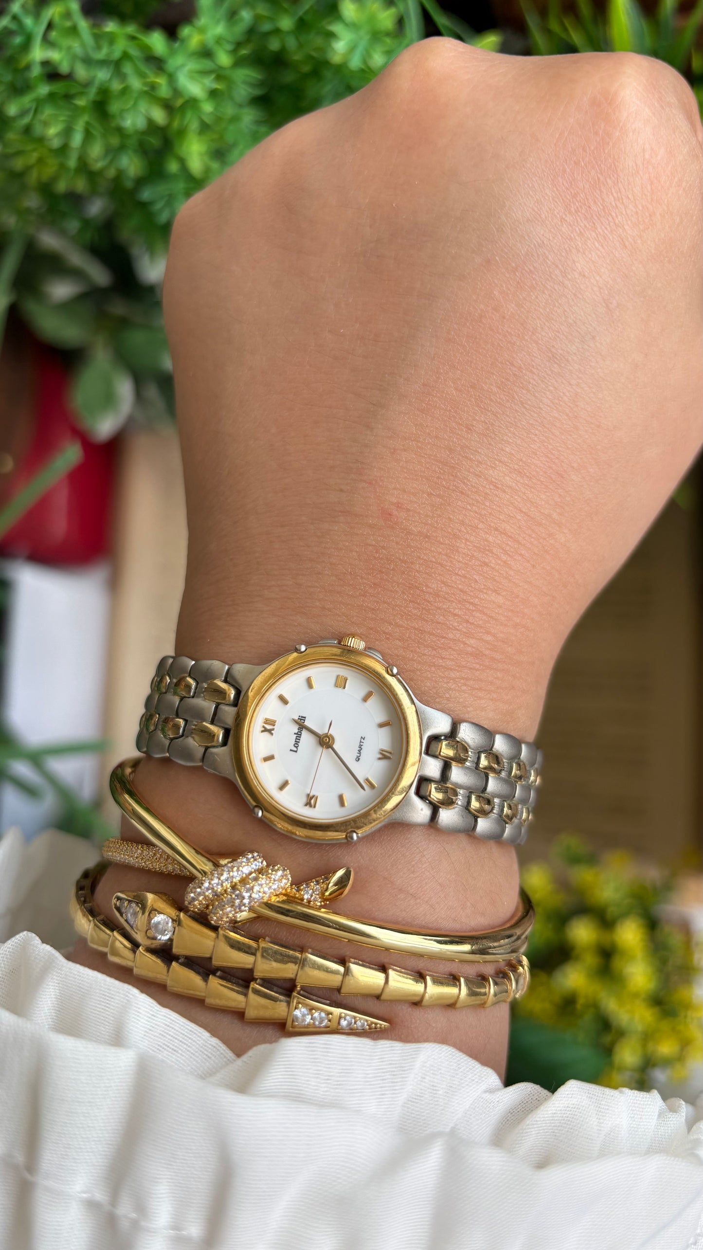 Vintage Lombardi Classic Watch in Two-Tone