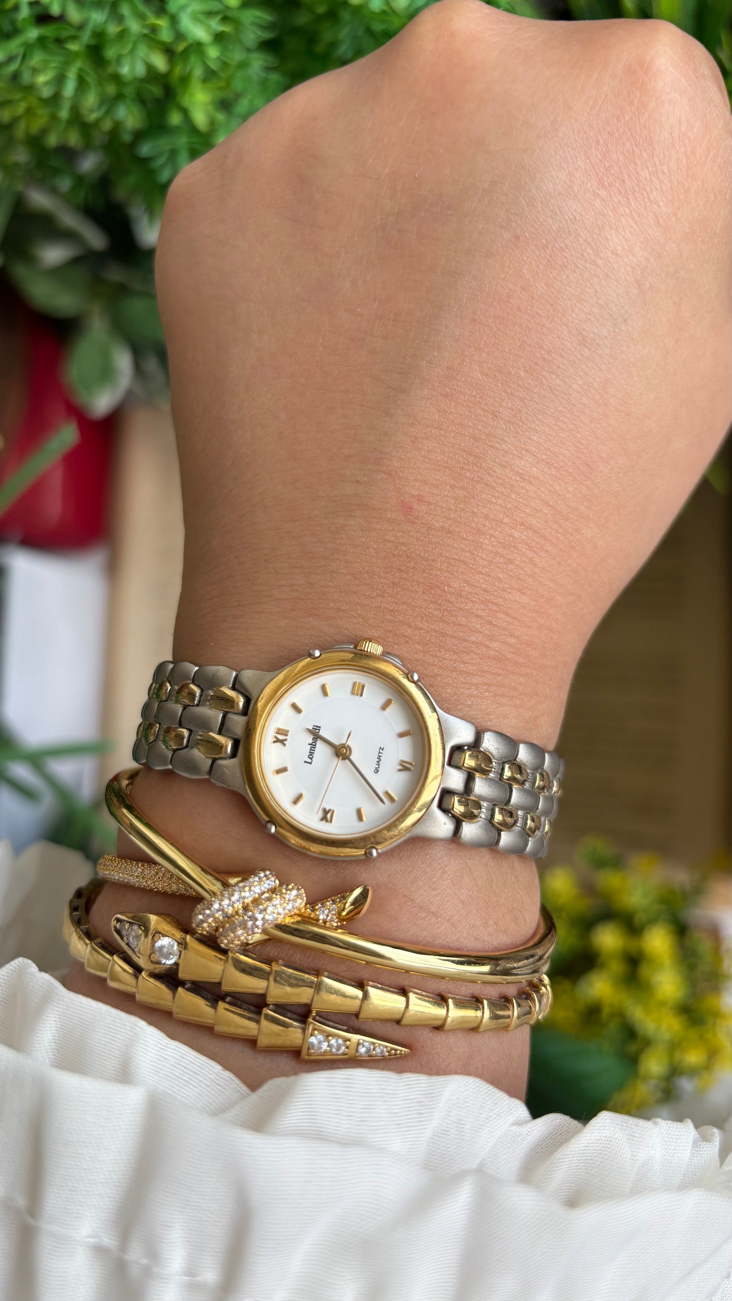 Vintage Lombardi Classic Watch in Two-Tone
