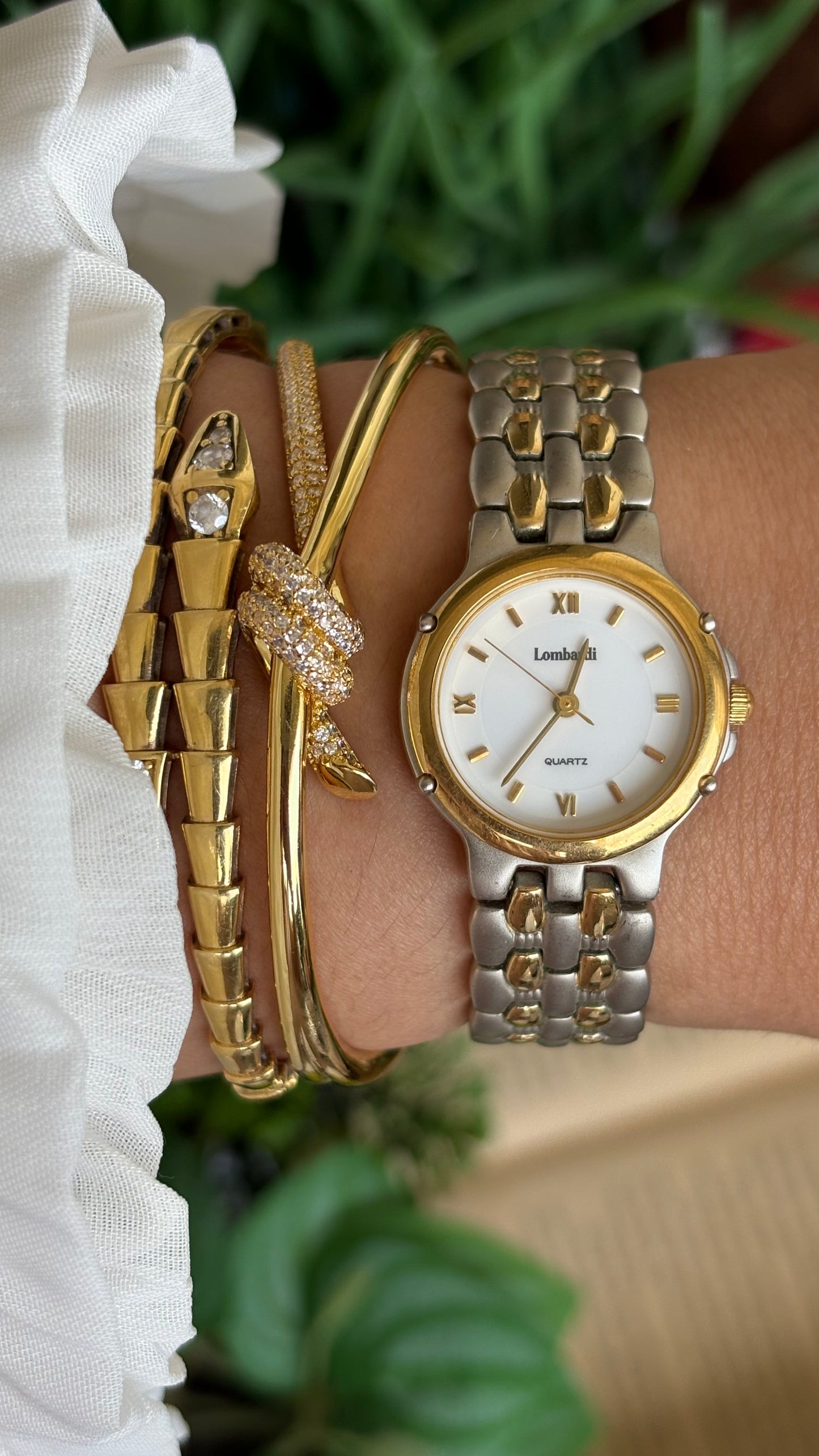 Vintage Lombardi Classic Watch in Two-Tone