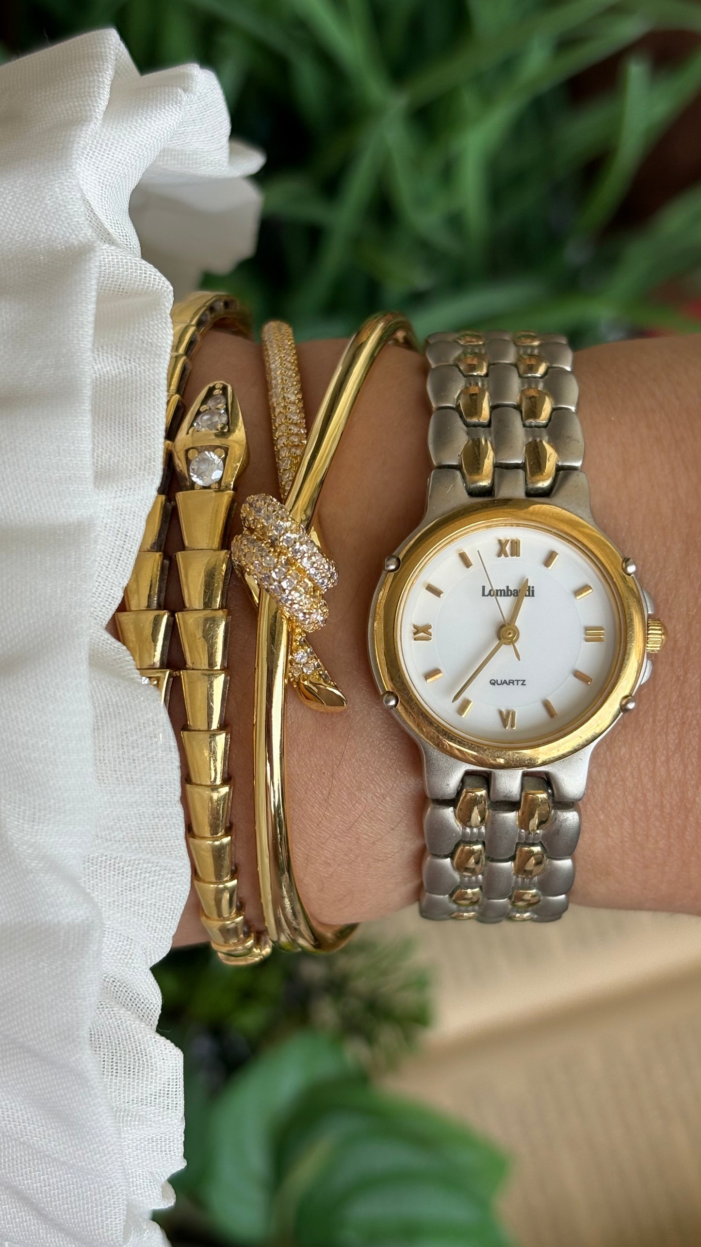 Vintage Lombardi Classic Watch in Two-Tone