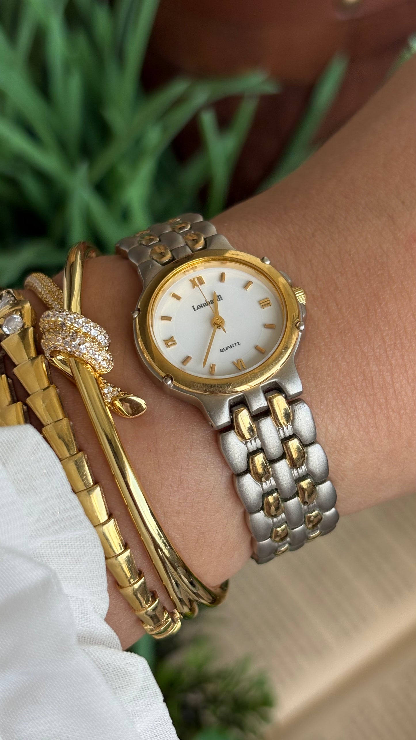 Vintage Lombardi Classic Watch in Two-Tone