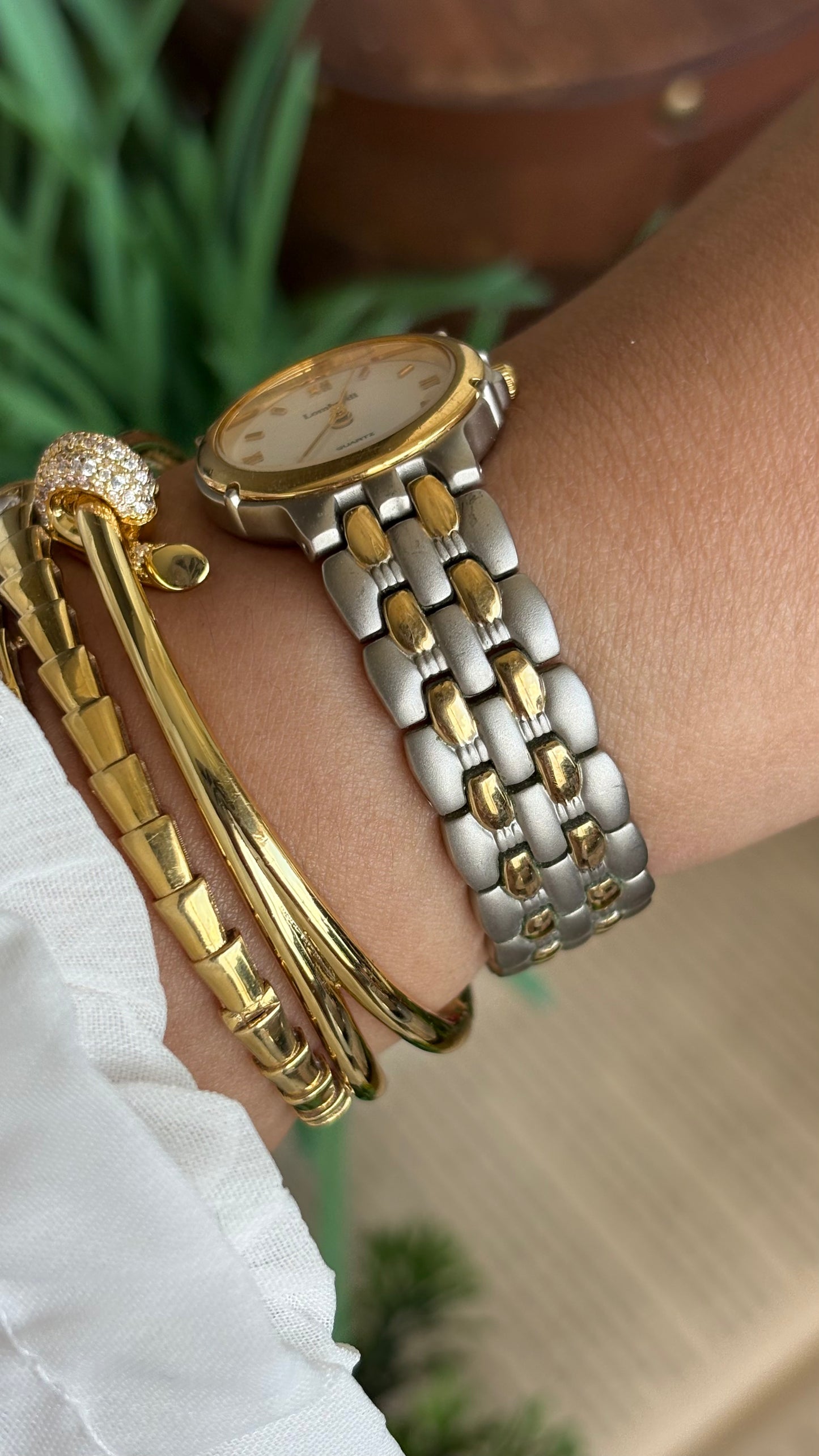Vintage Lombardi Classic Watch in Two-Tone