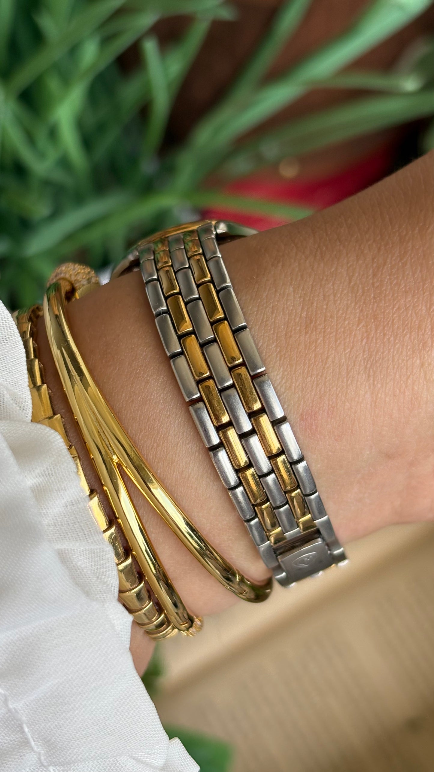 Vintage Christian Mode Watch in Two-Tone