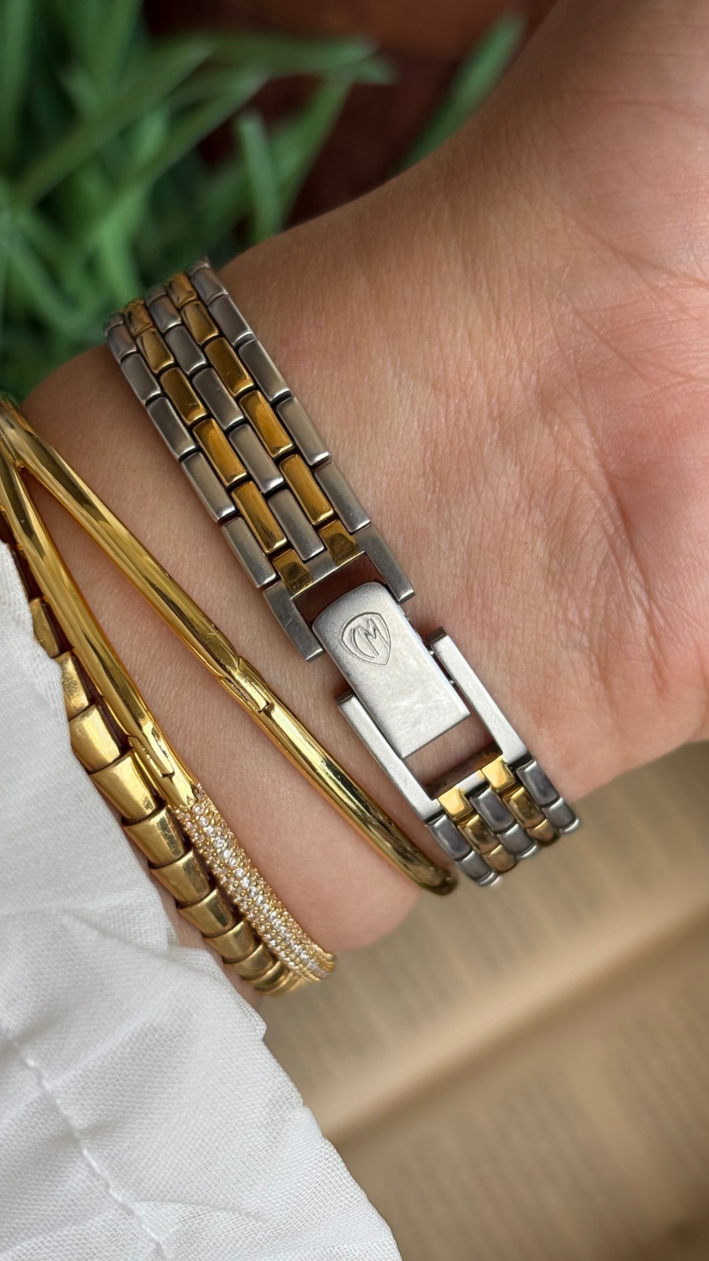Vintage Christian Mode Watch in Two-Tone