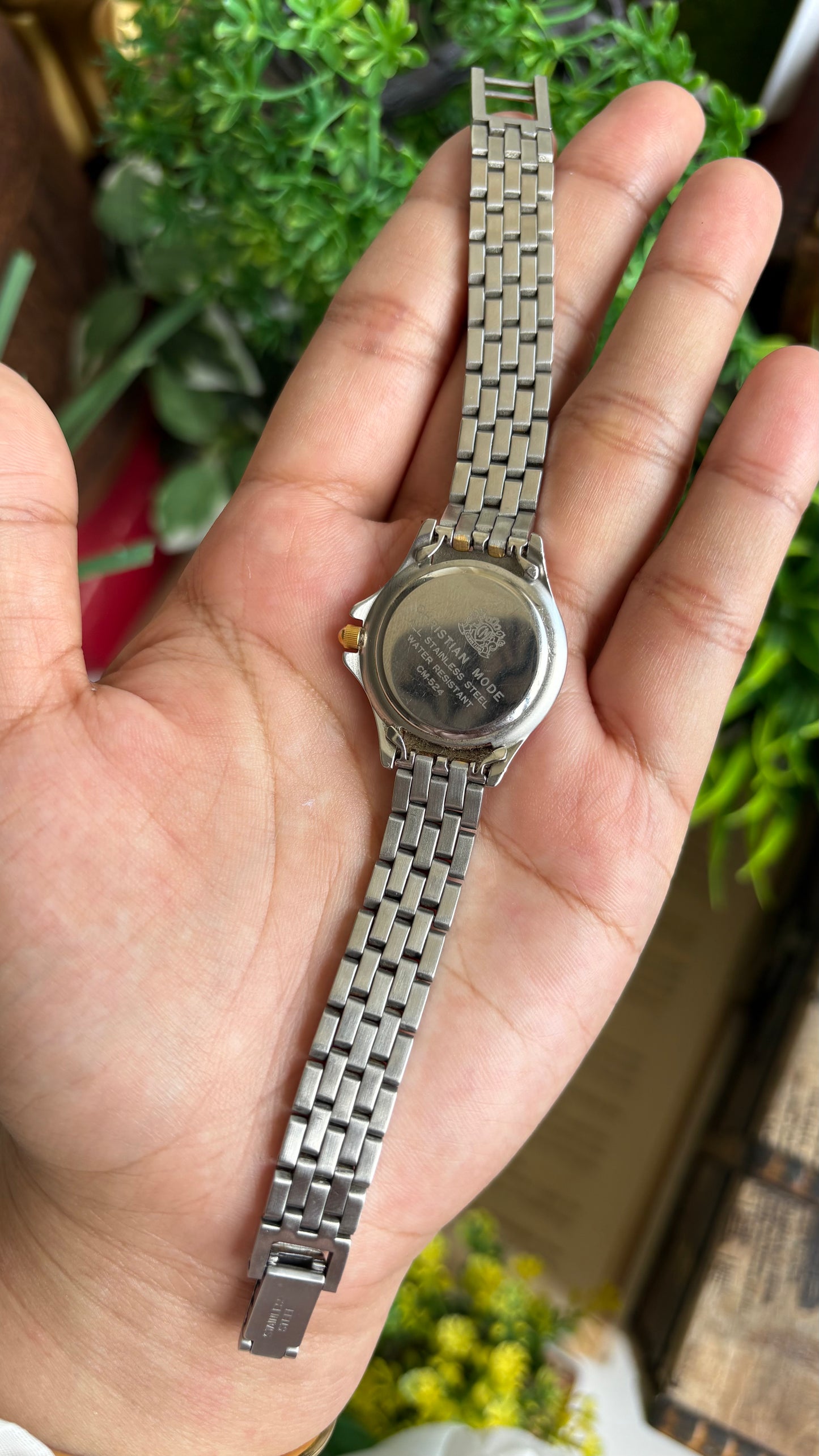 Vintage Christian Mode Watch in Two-Tone