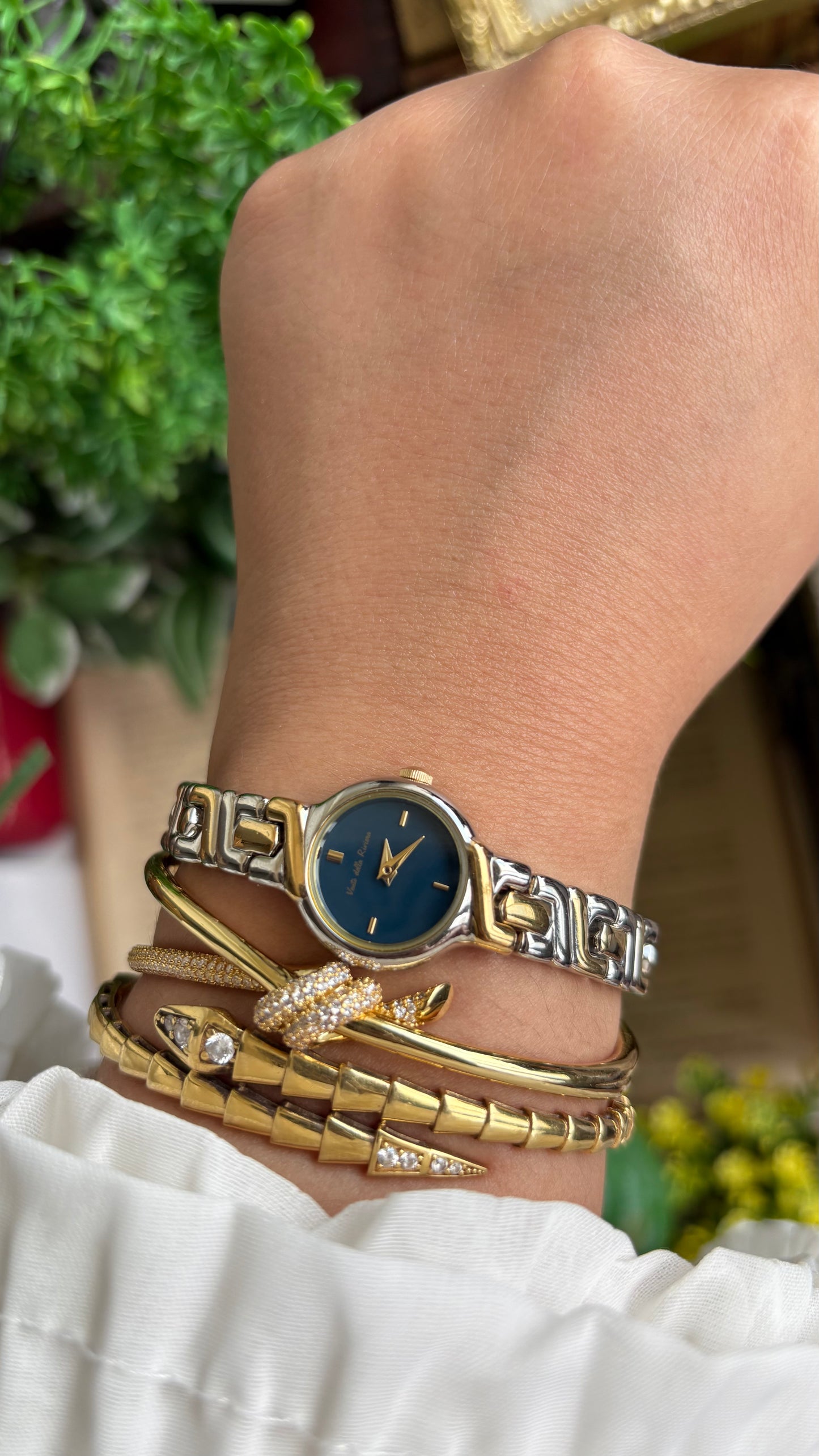 Vintage Vento Della Riviera Watch in Two-Tone