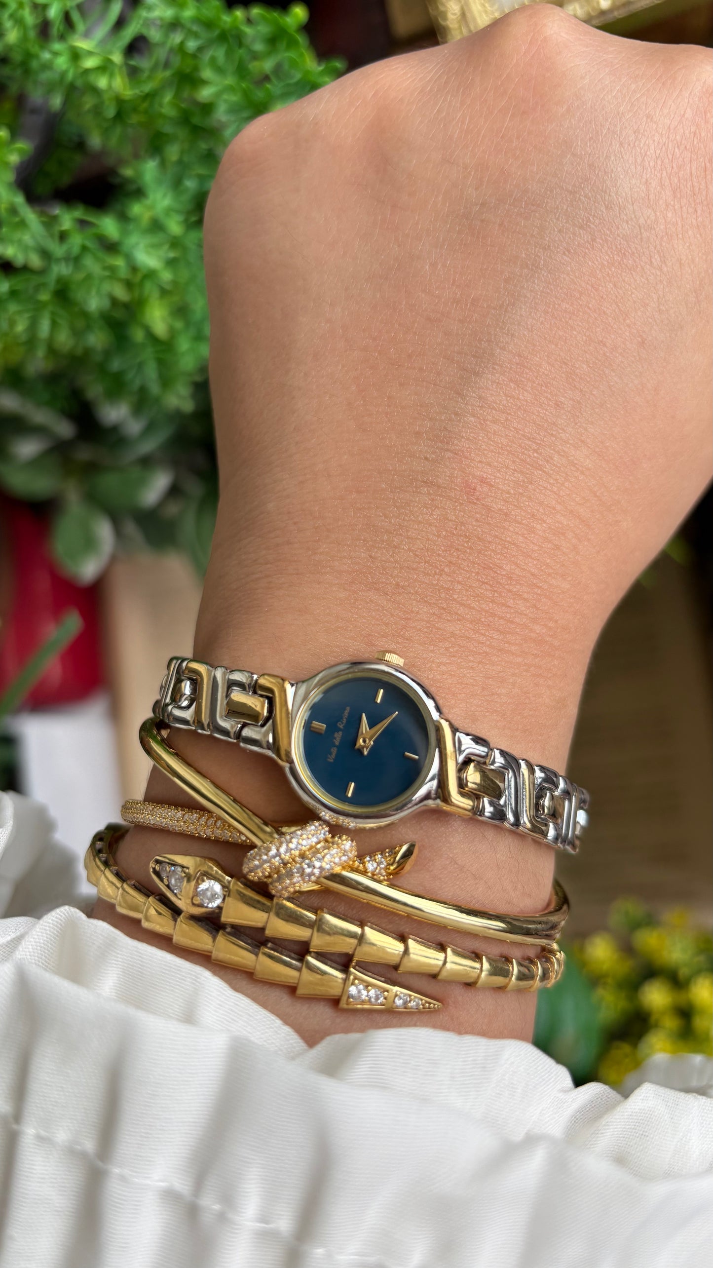 Vintage Vento Della Riviera Watch in Two-Tone