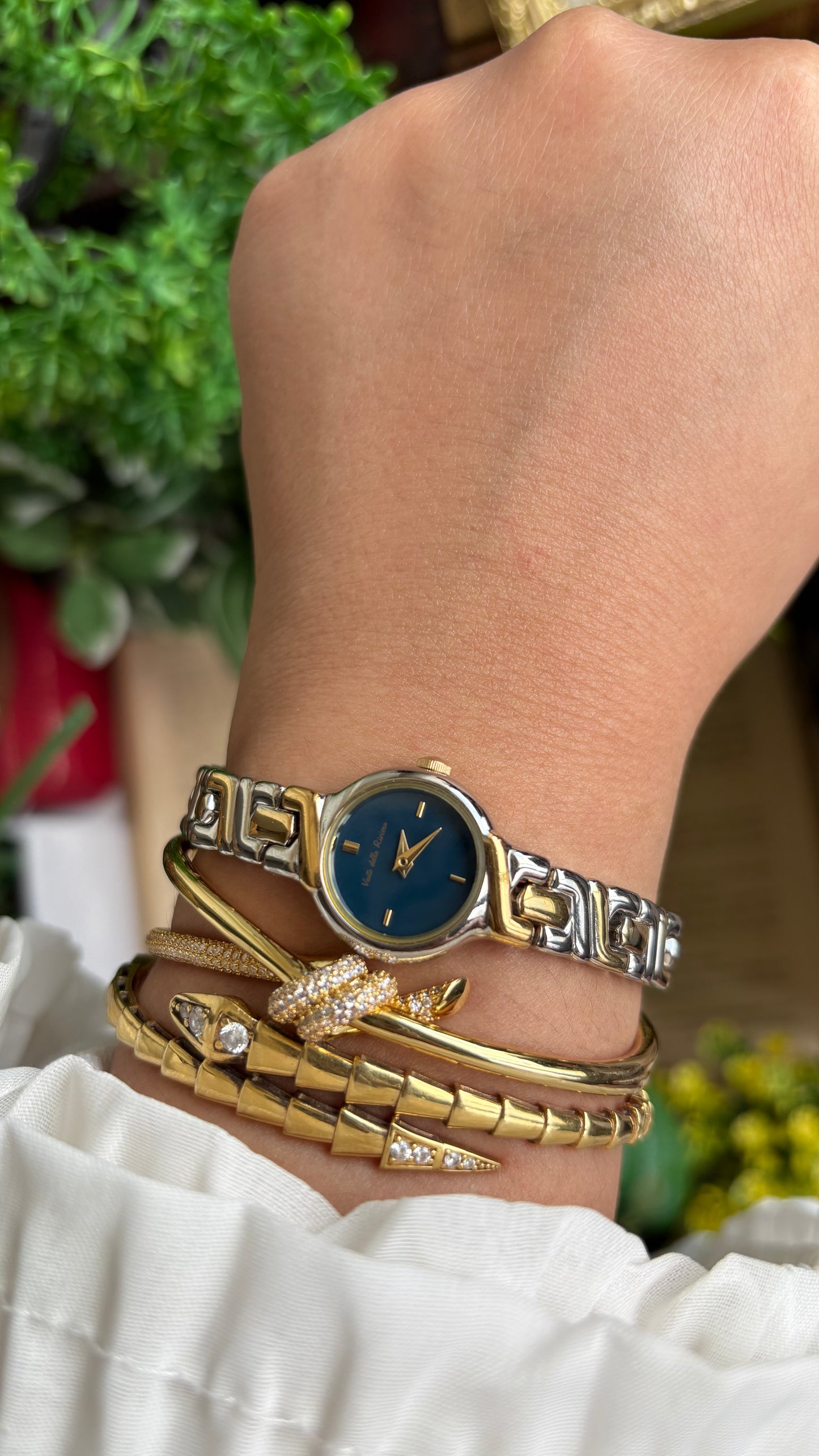 Vintage Vento Della Riviera Watch in Two-Tone