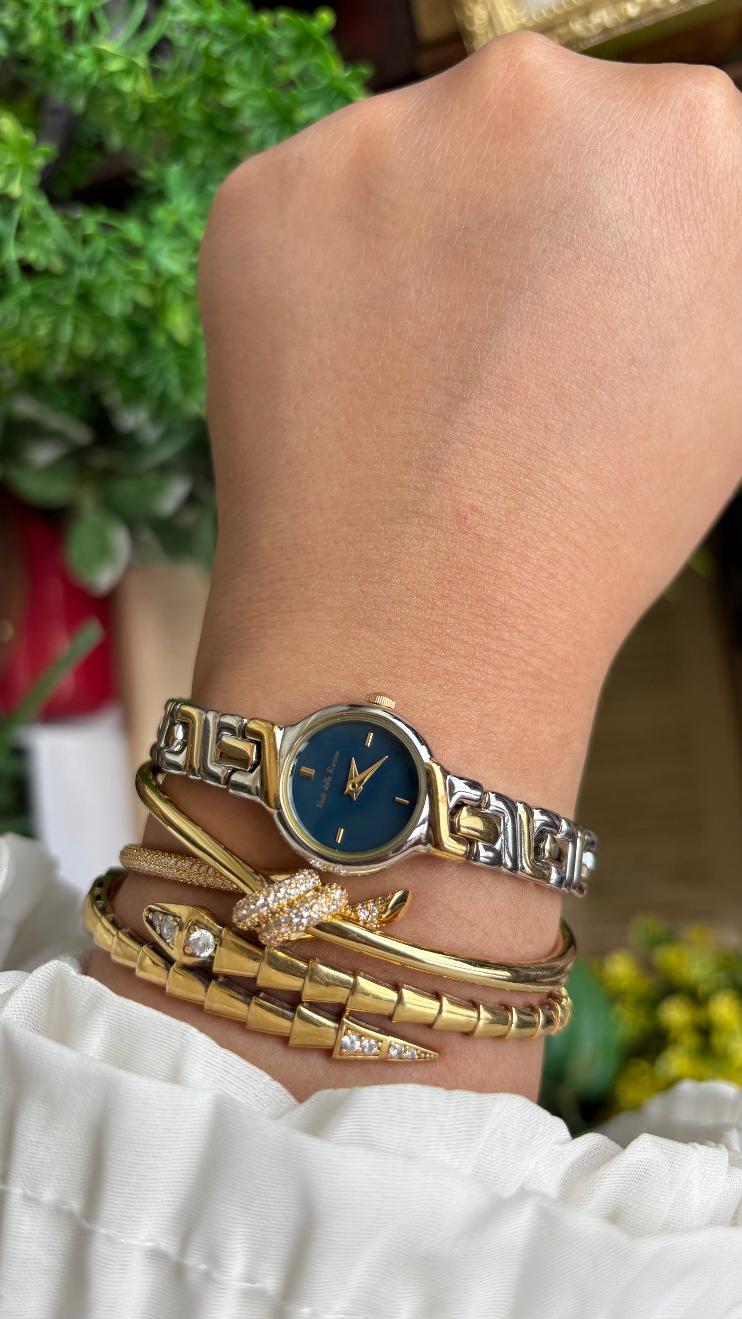 Vintage Vento Della Riviera Watch in Two-Tone