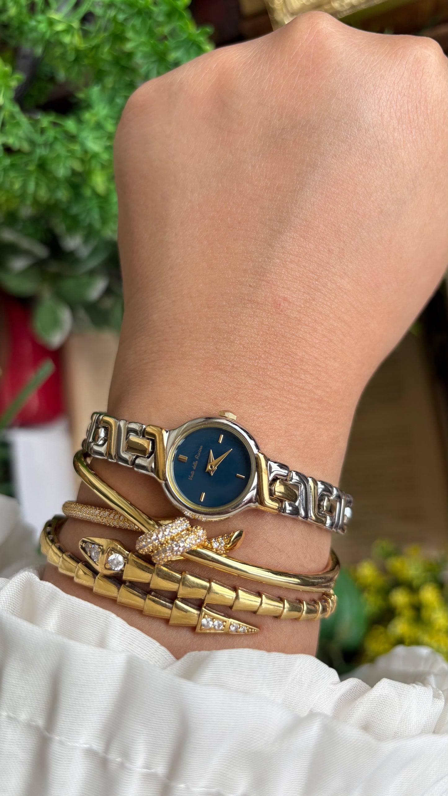 Vintage Vento Della Riviera Watch in Two-Tone