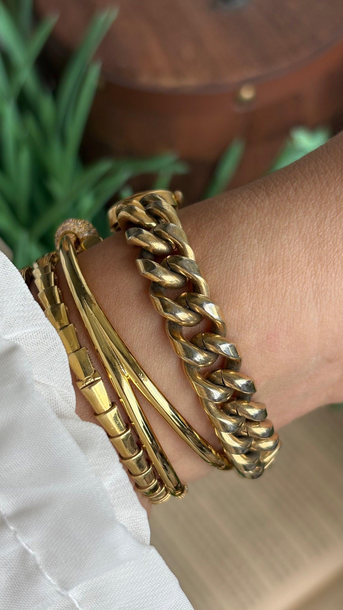 Extremely Rare Vintage Seiko Chain Bracelet Watch in Gold Tone Super Dainty