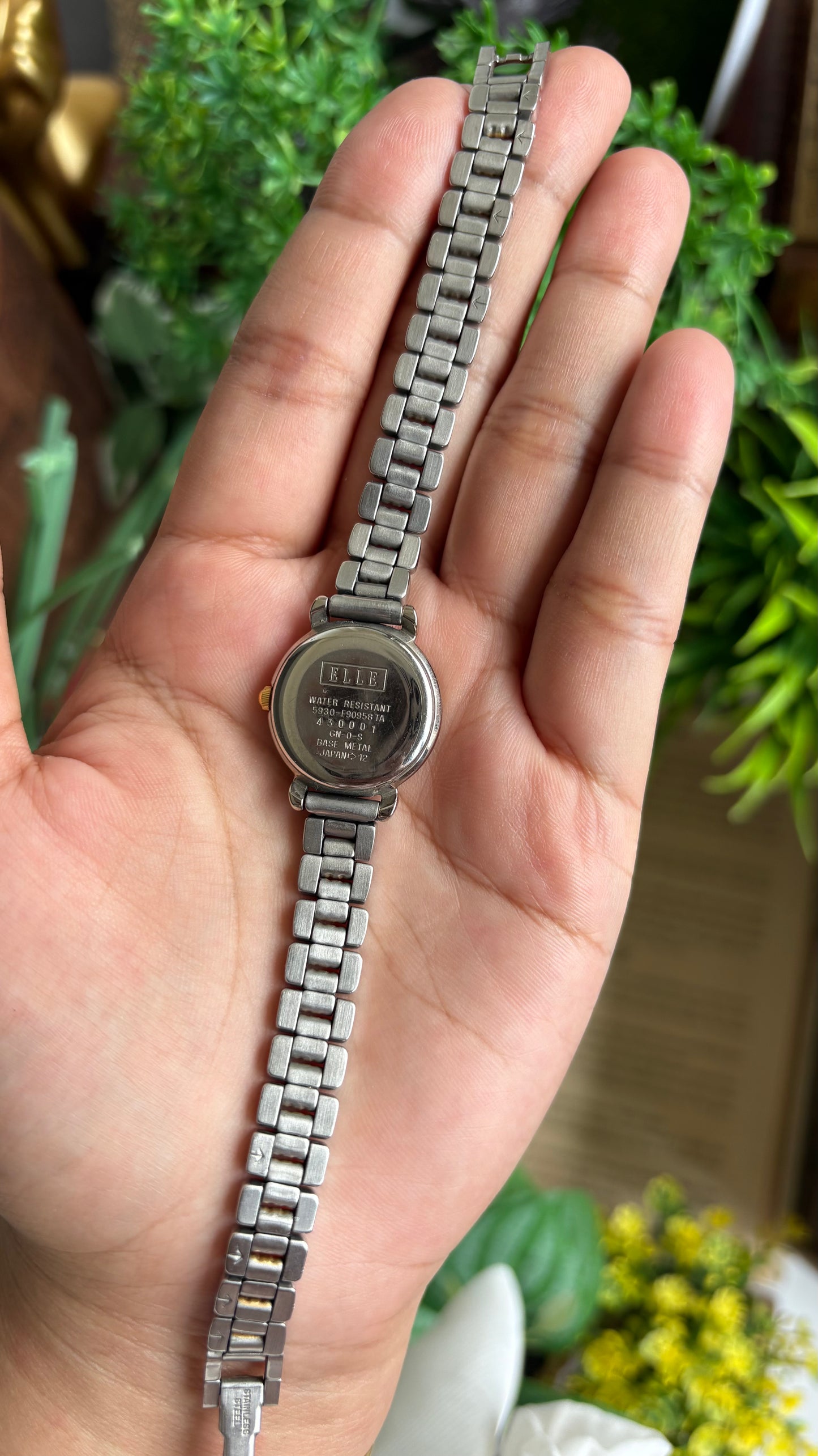 Vintage Elle Paris Watch in Two-Tone