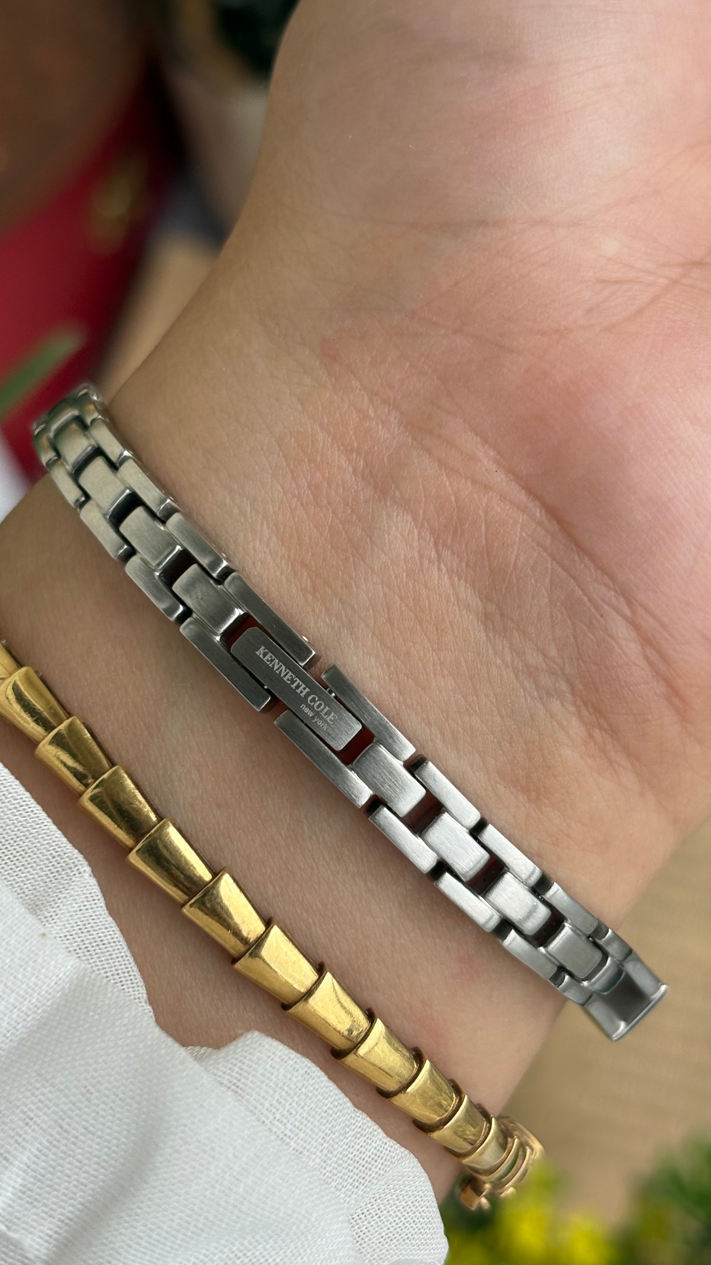 Extremely Rare and Dainty Vintage Kenneth Cole Watch in Silver Tone