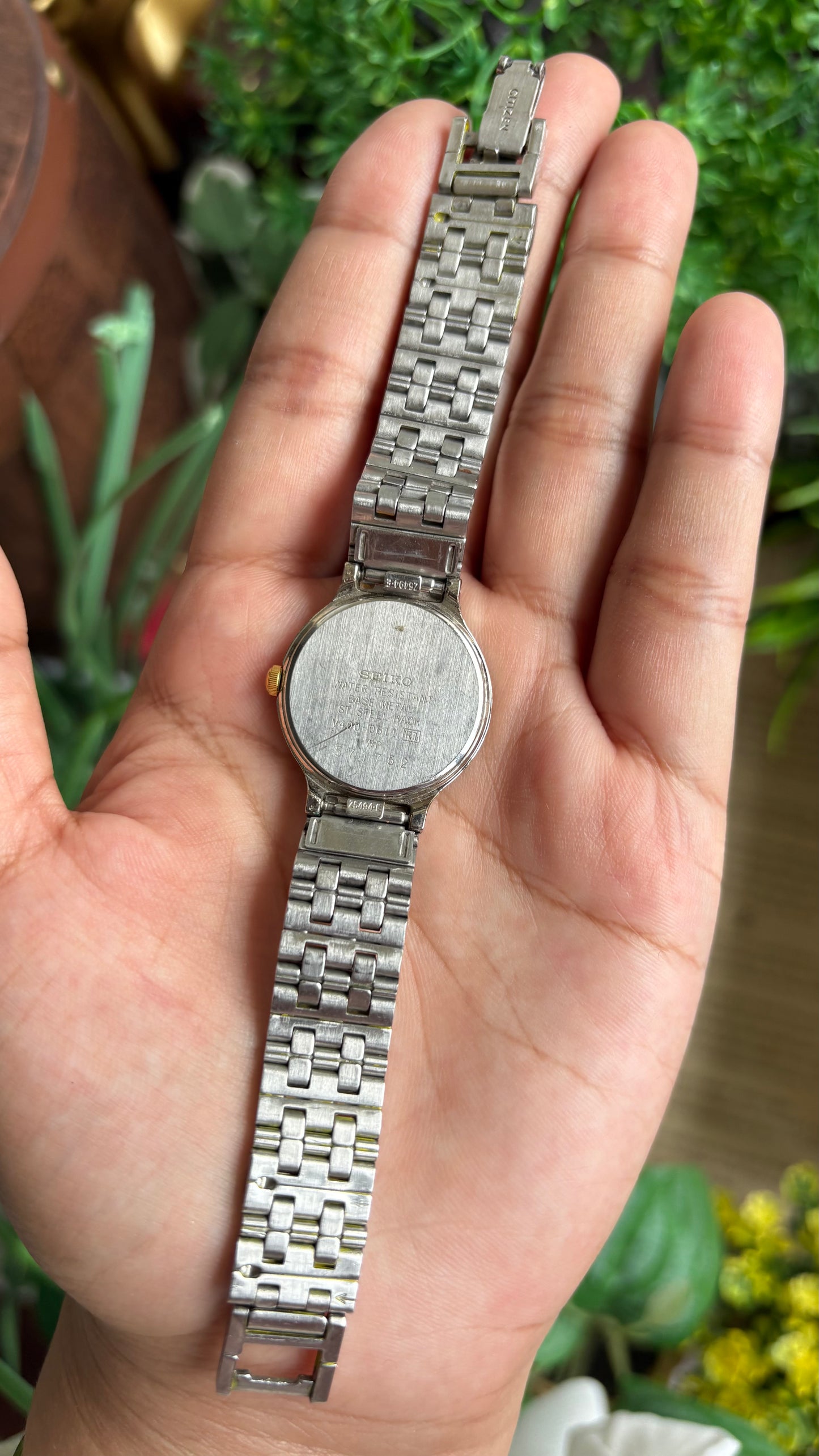 Vintage Seiko Classic Watch in Two-Tone Roman Dial