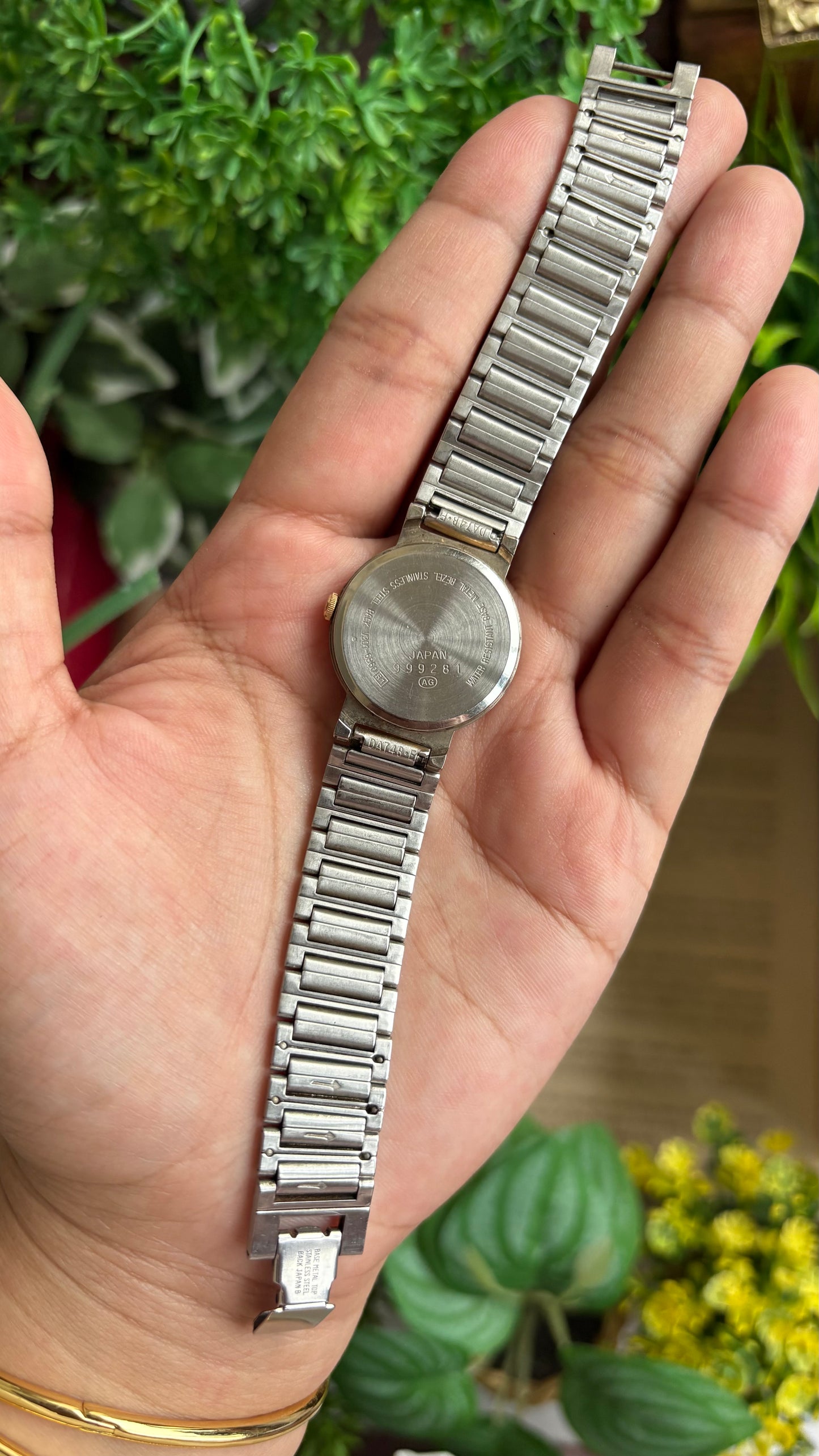 Vintage Urban Alba Seiko Watch in Two-Tone Beautiful Light Blue Dial