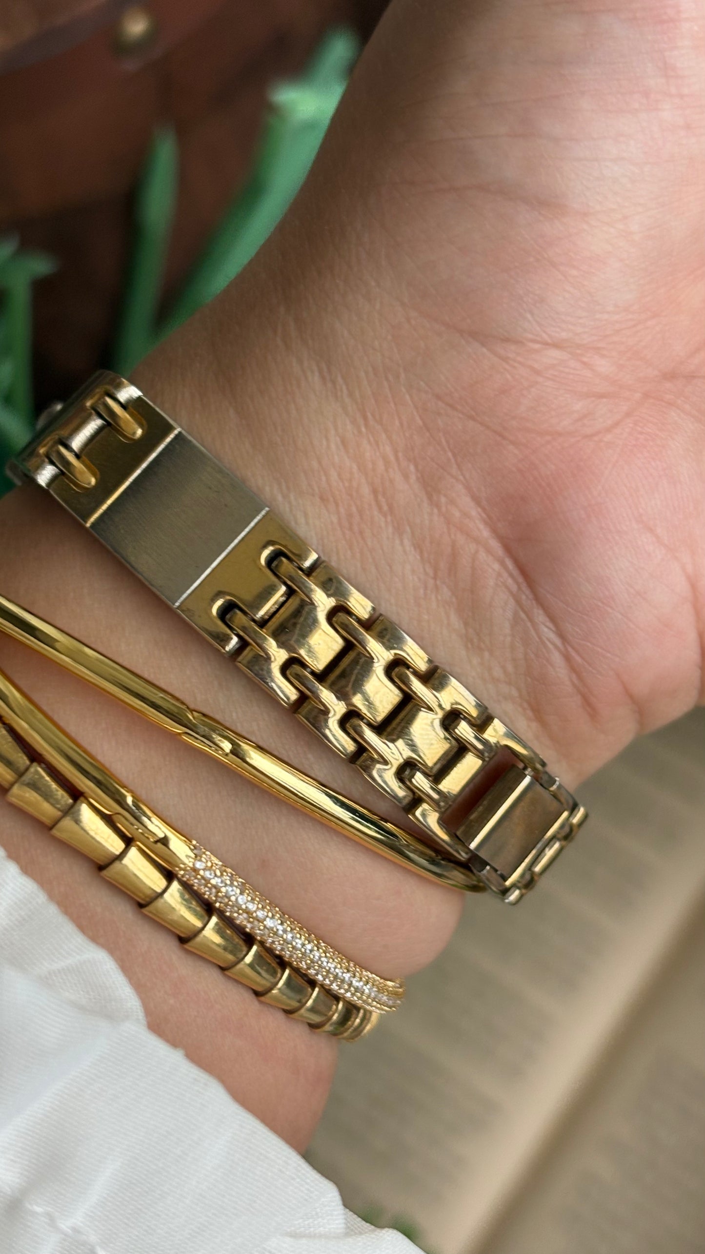 Vintage Karen Watch in Two-Tone Gucci Style