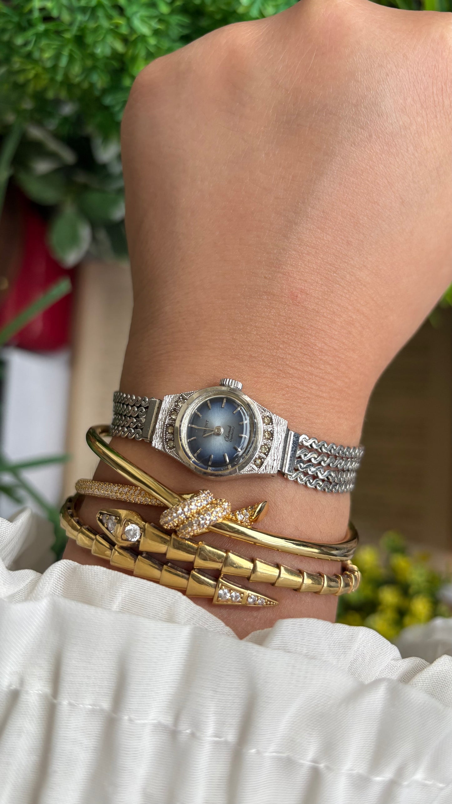 Vintage Orient by Seiko Watch in Silver Tone