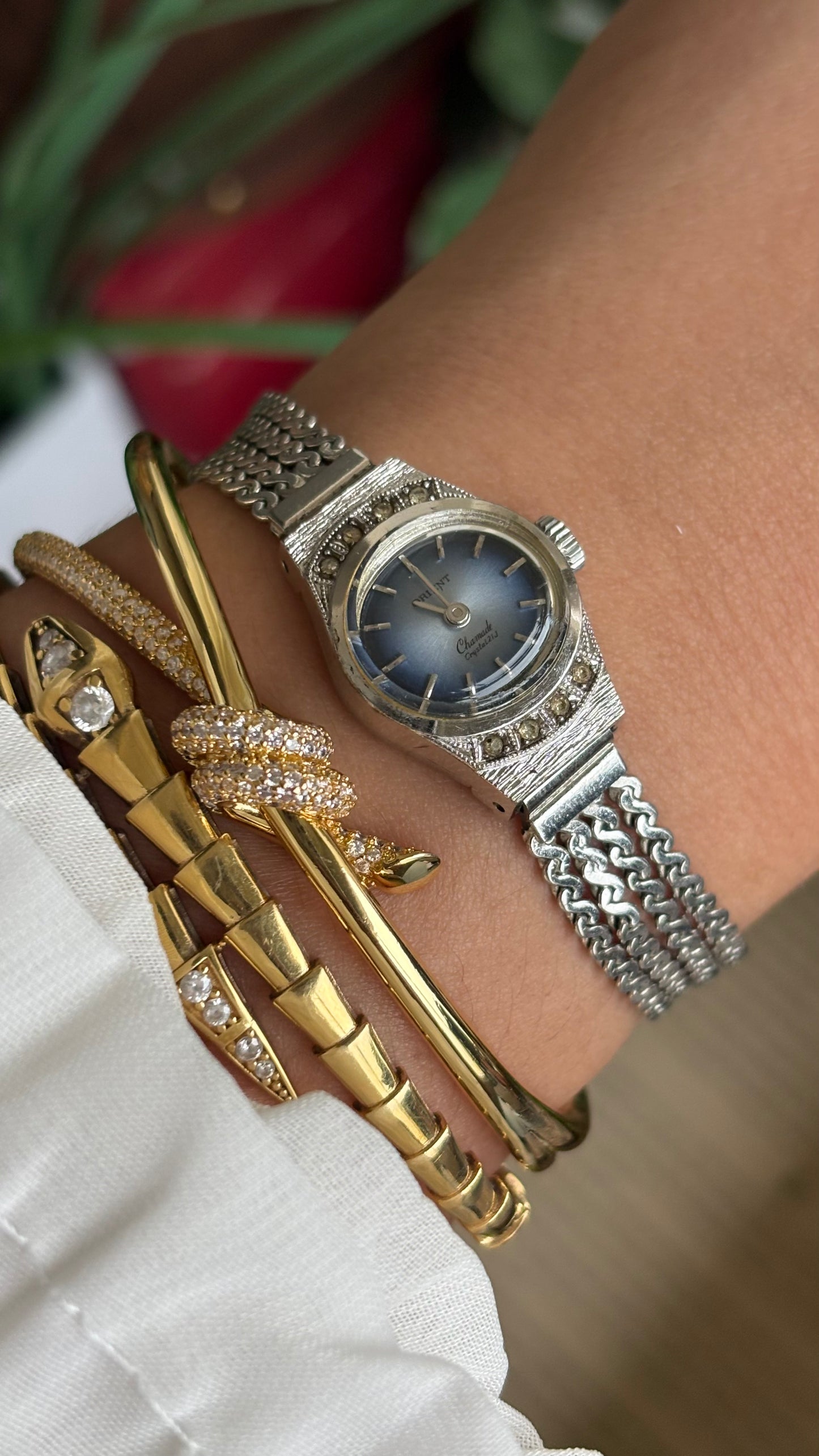 Vintage Orient by Seiko Watch in Silver Tone