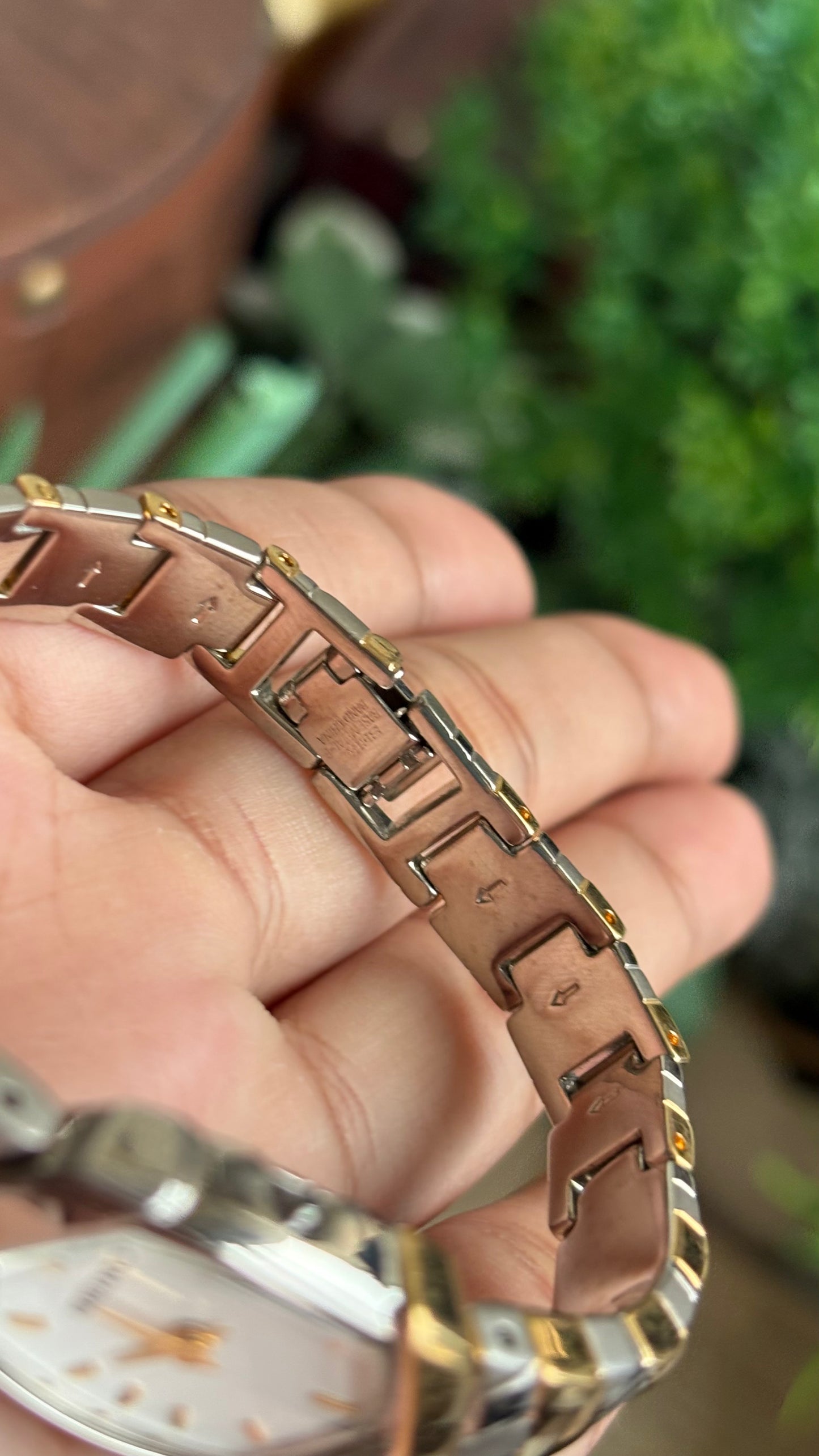 Extremely Rare Vintage Seiko Watch in Two-Tone Hexagon Dial