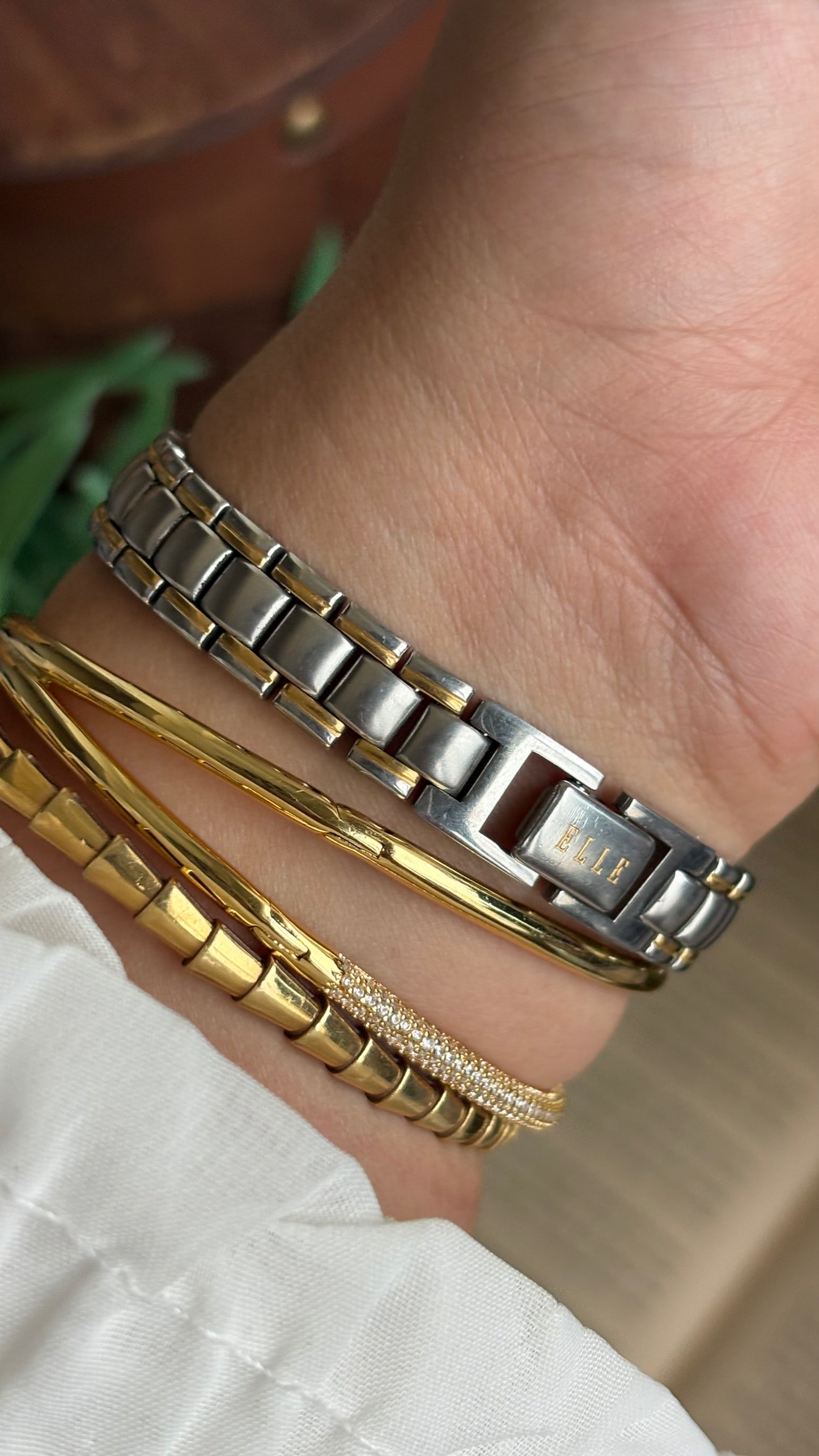 Vintage Elle Paris Watch in Two-Tone