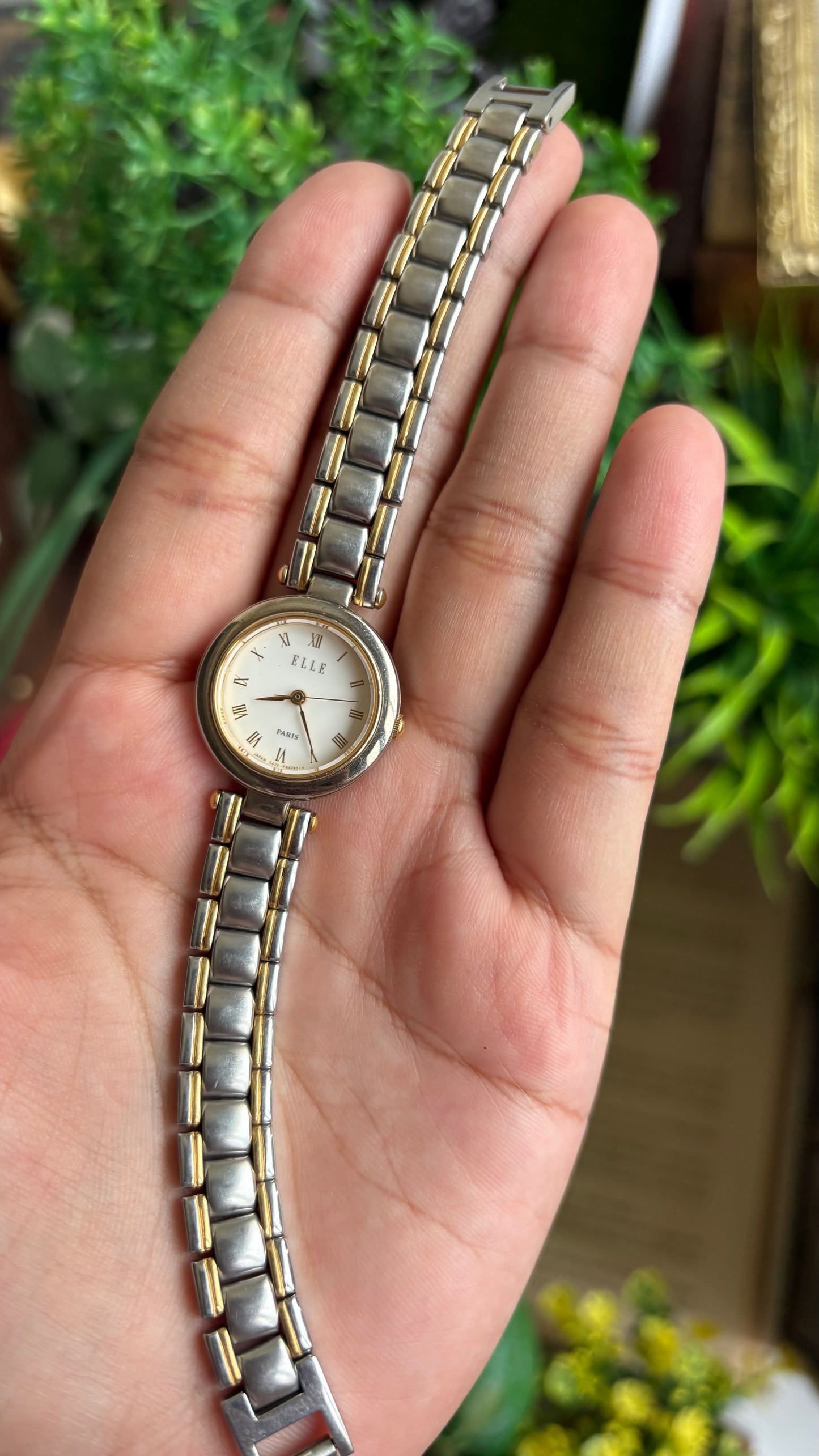 Vintage Elle Paris Watch in Two-Tone