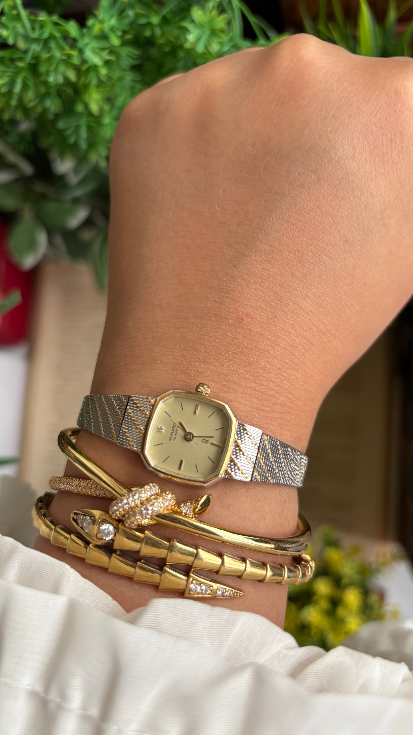 Vintage Sunlord Watch in Two-Tone