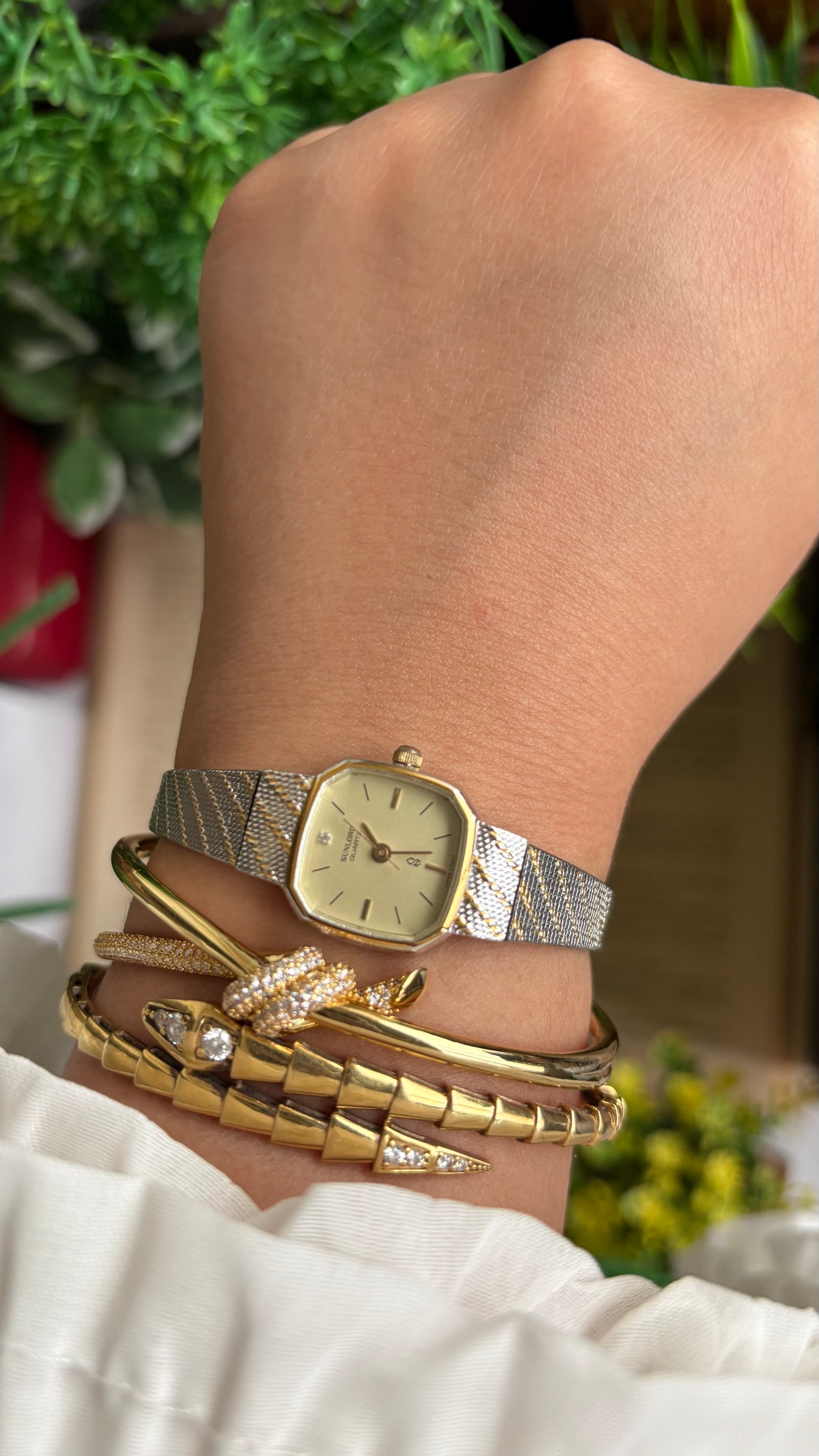 Vintage Sunlord Watch in Two-Tone