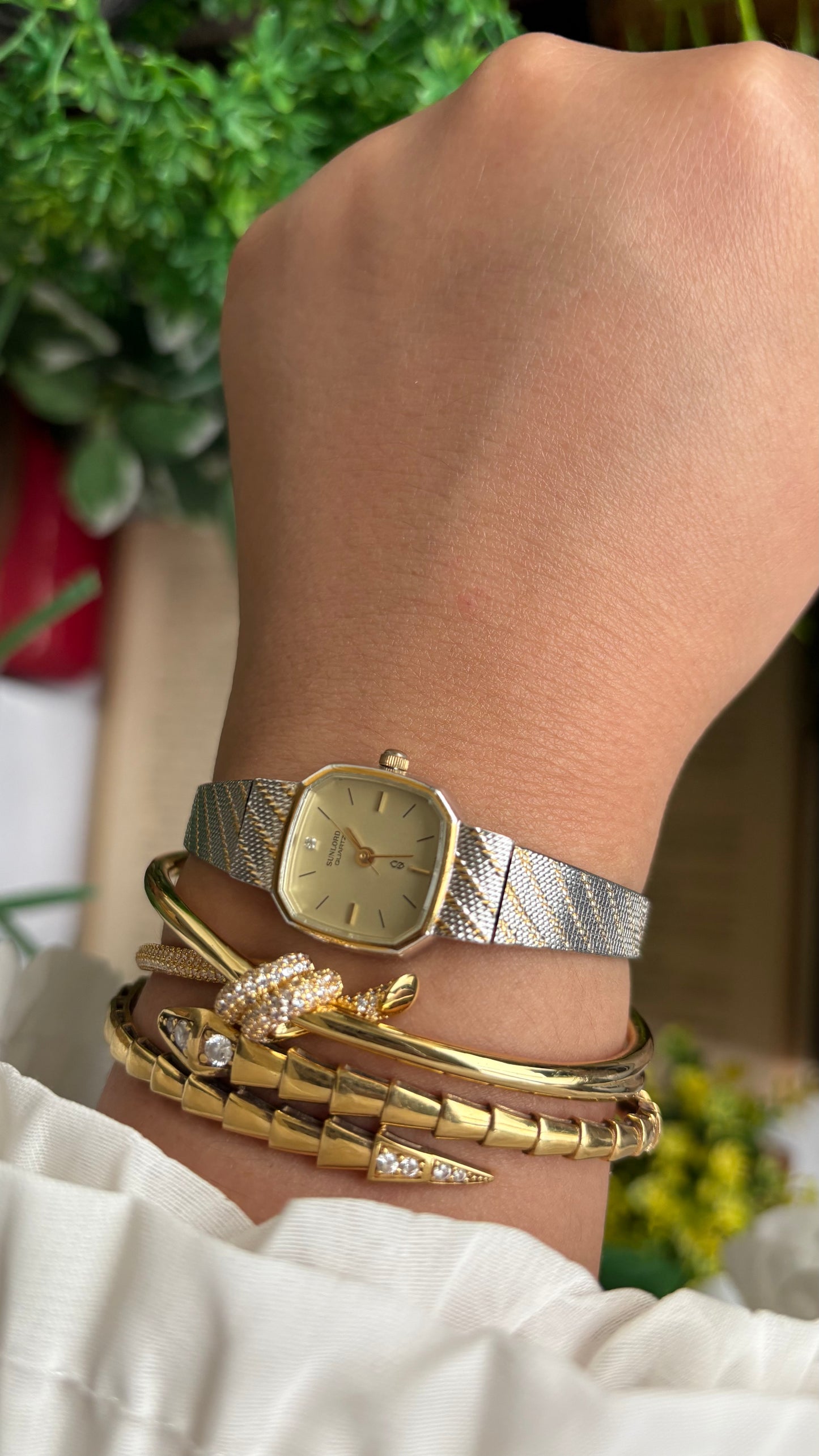 Vintage Sunlord Watch in Two-Tone