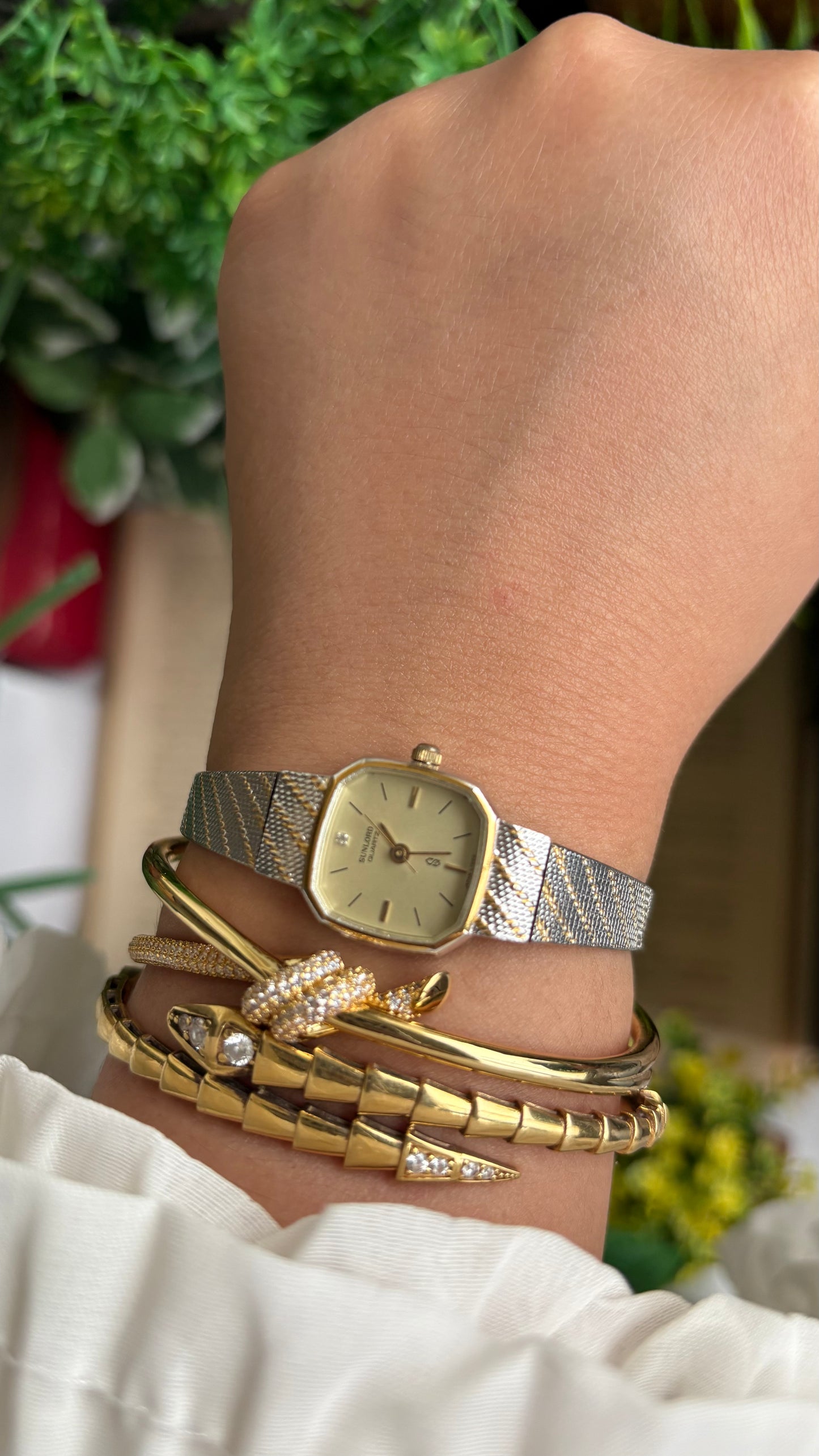 Vintage Sunlord Watch in Two-Tone
