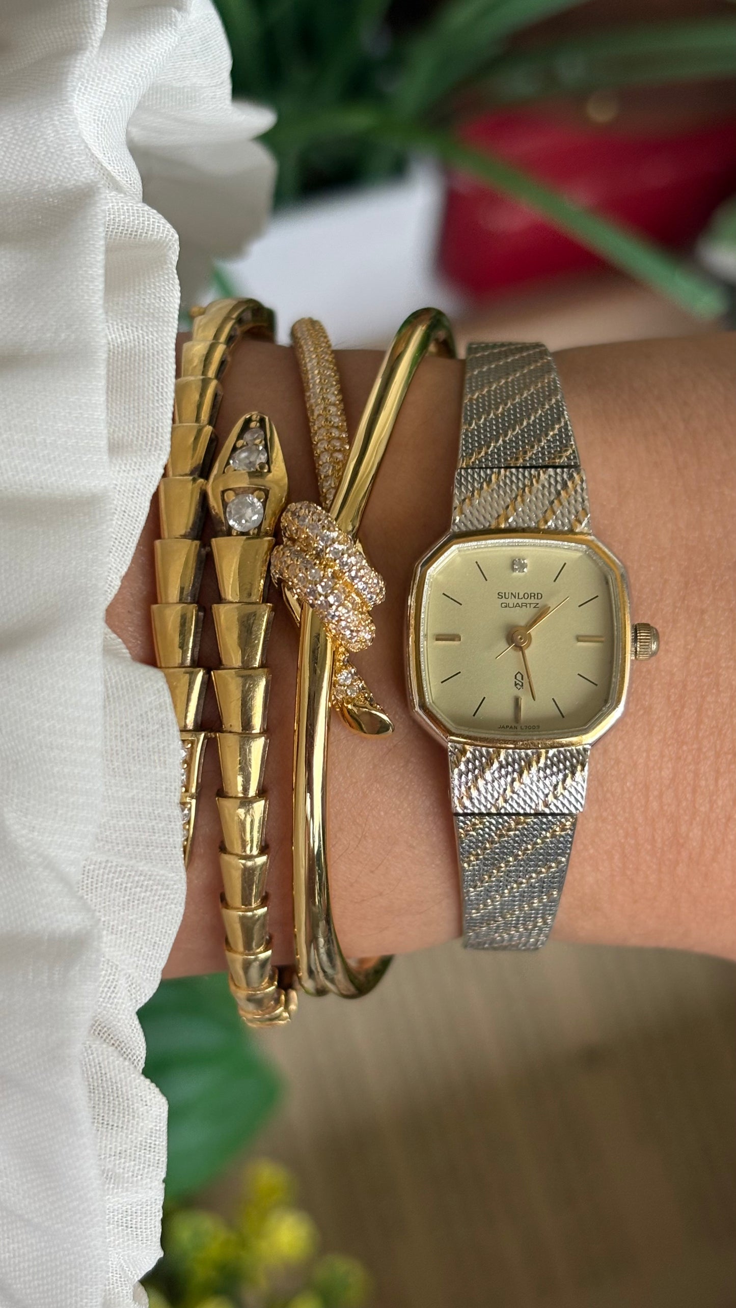 Vintage Sunlord Watch in Two-Tone
