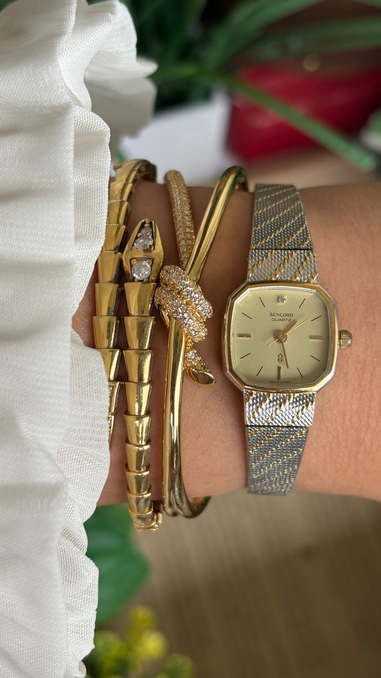 Vintage Sunlord Watch in Two-Tone