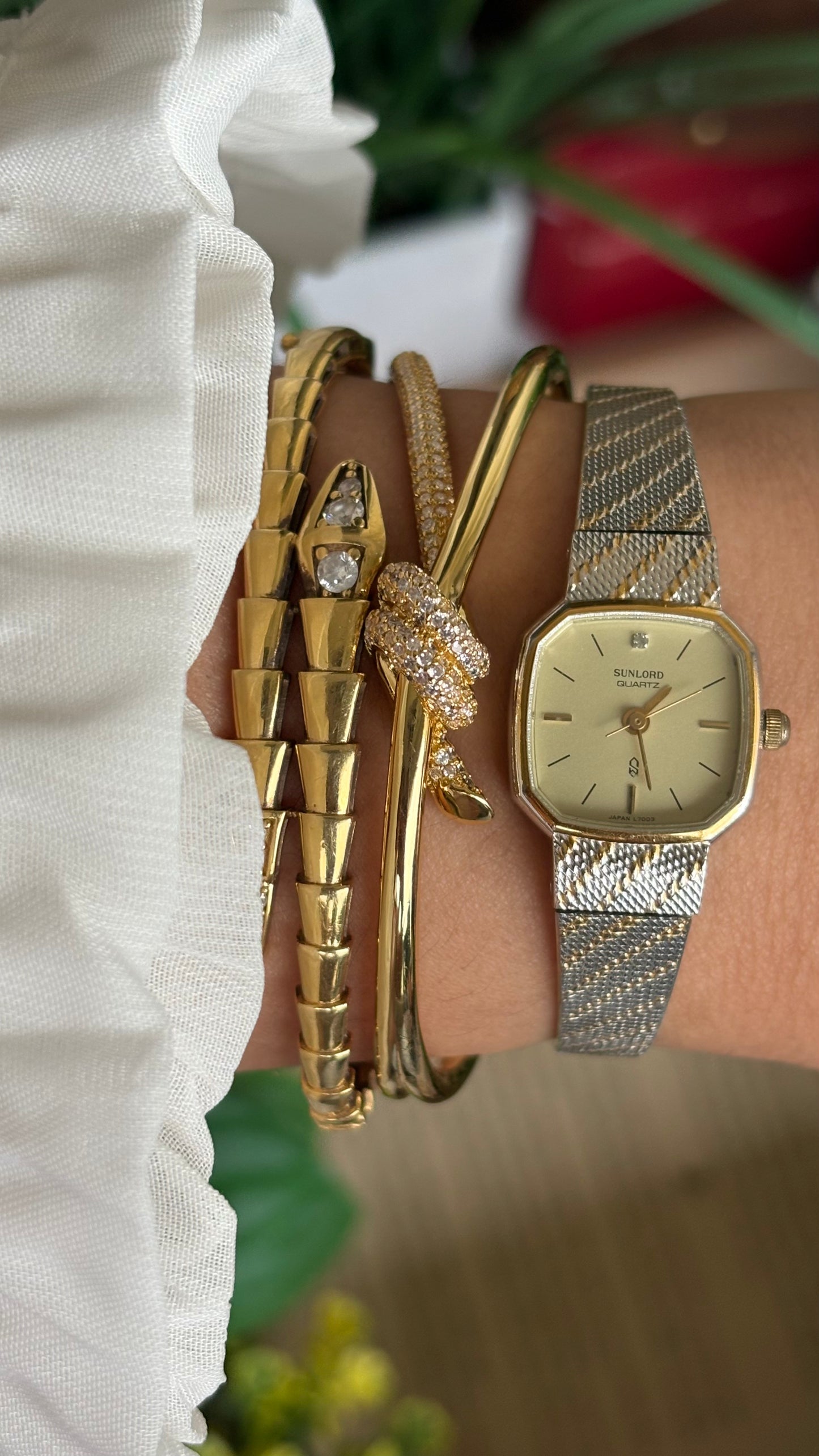 Vintage Sunlord Watch in Two-Tone