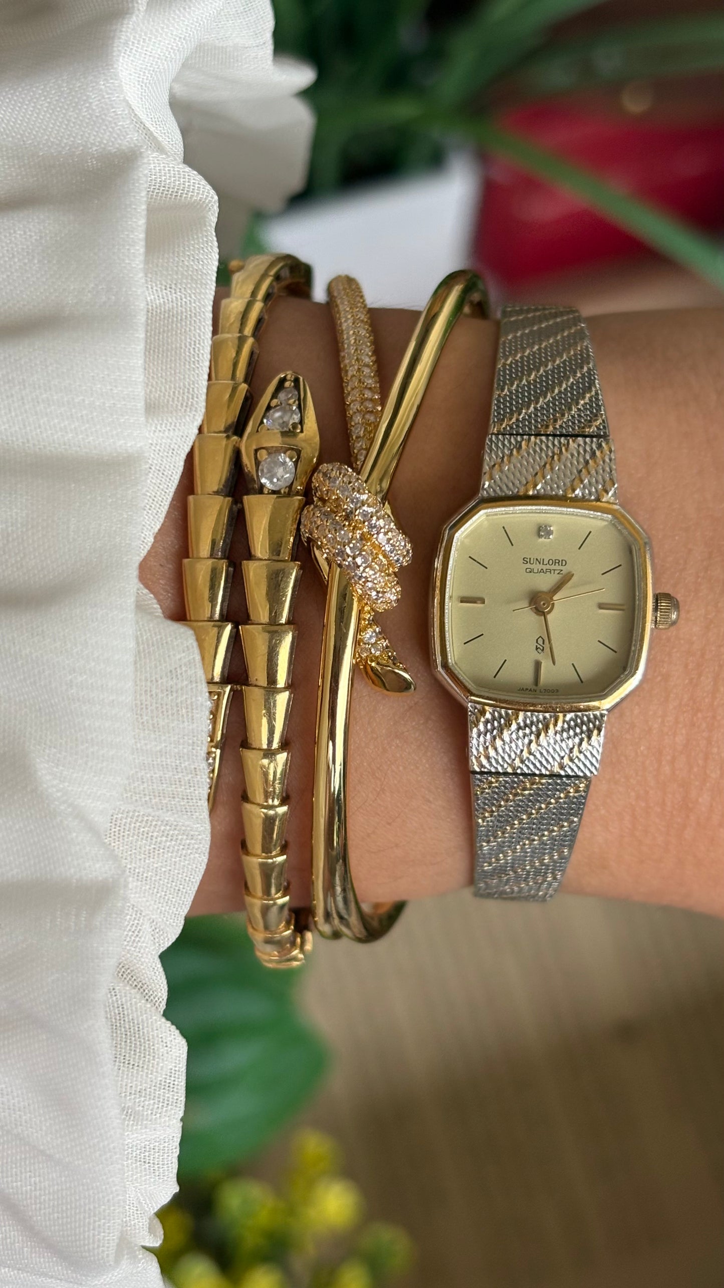 Vintage Sunlord Watch in Two-Tone