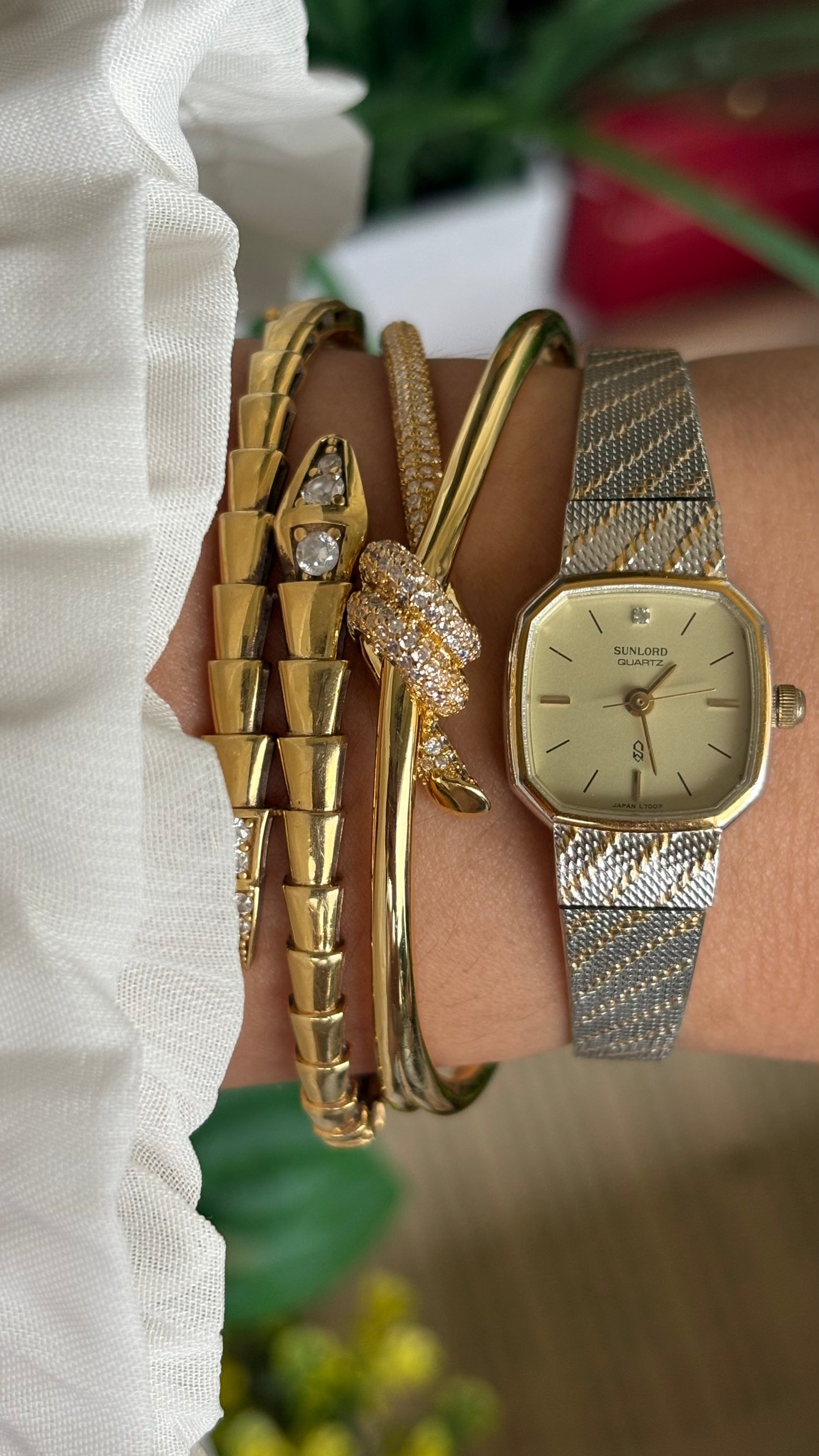Vintage Sunlord Watch in Two-Tone