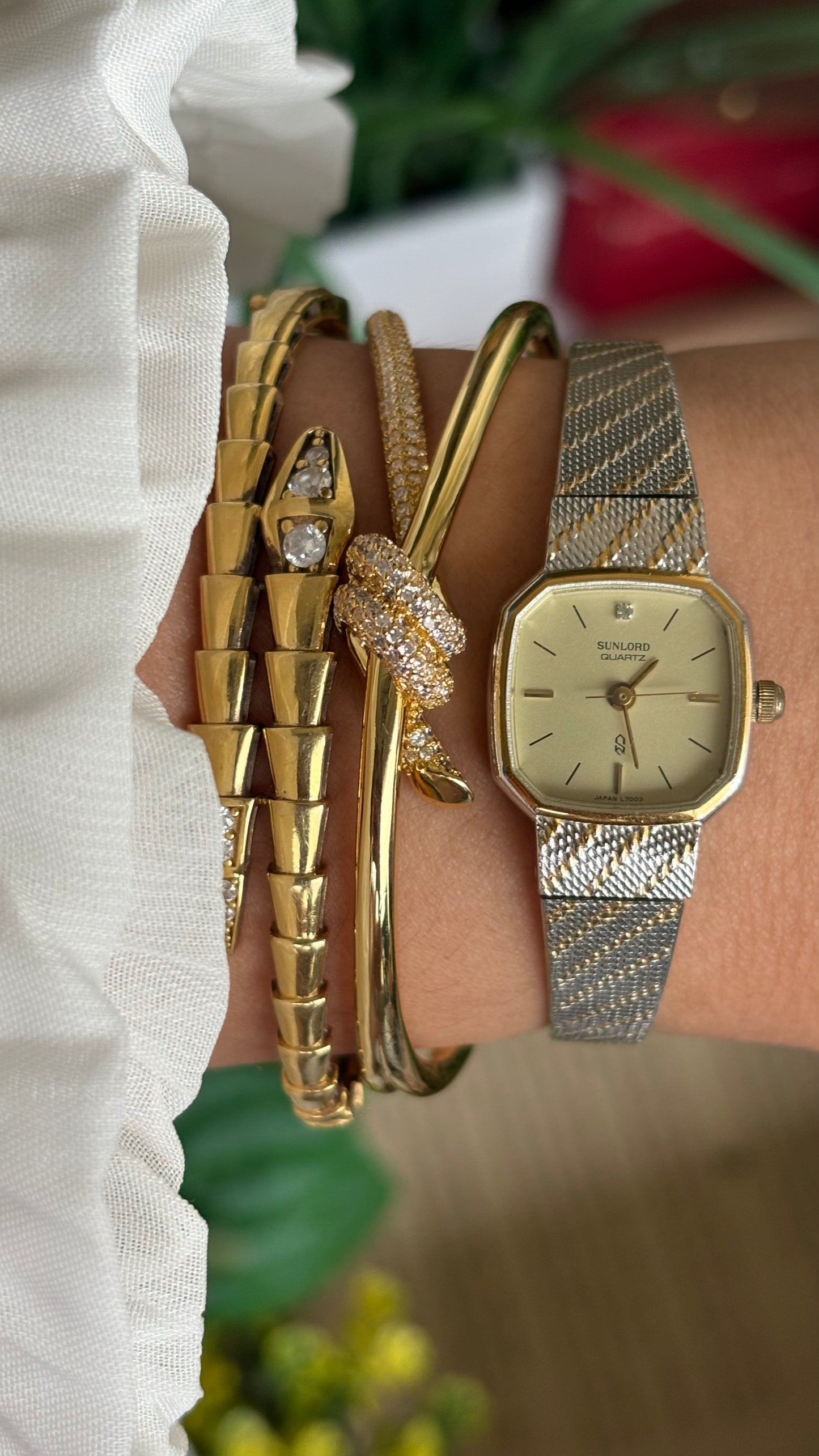 Vintage Sunlord Watch in Two-Tone