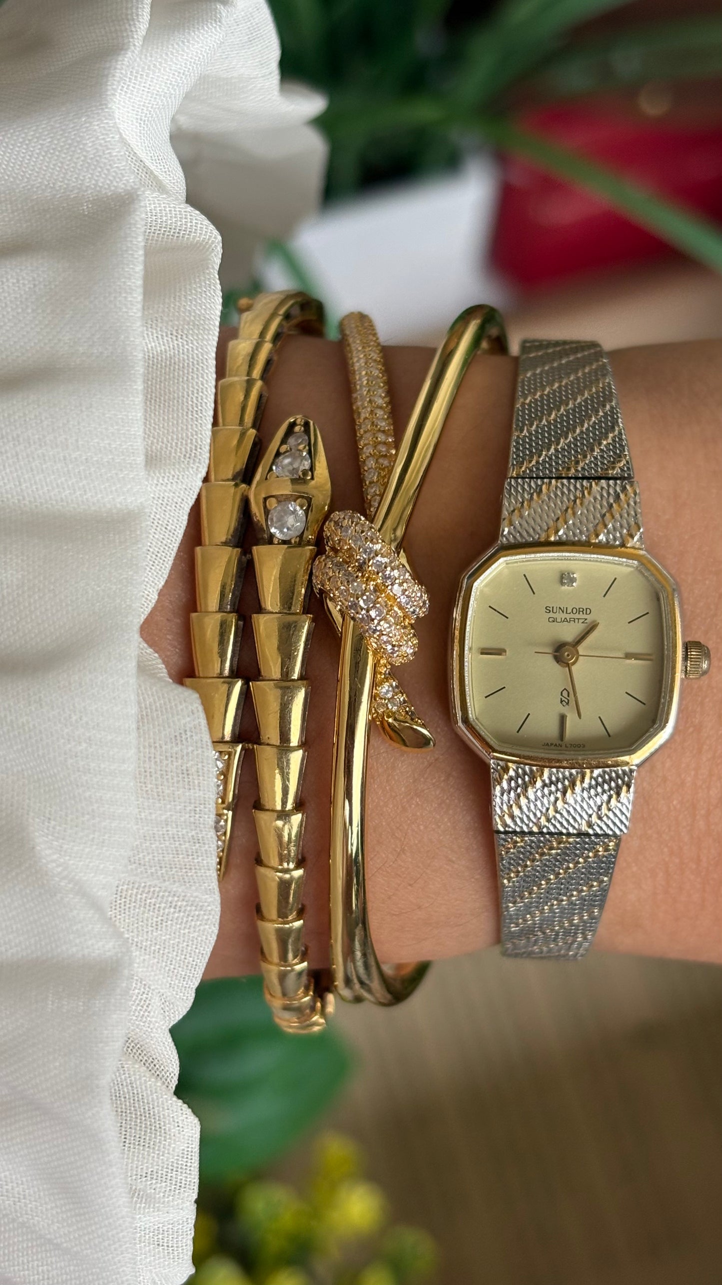 Vintage Sunlord Watch in Two-Tone