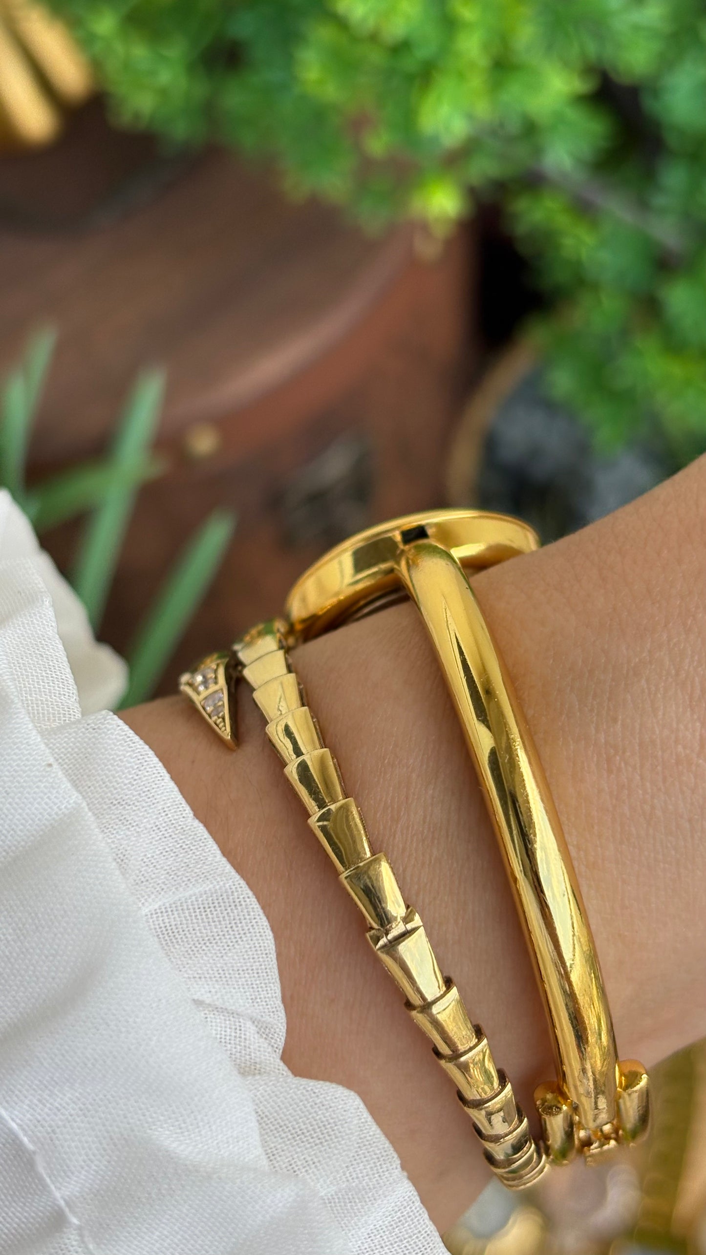 Extremely Rare Vintage Anne Klein II Watch in Gold Tone Roman Dial