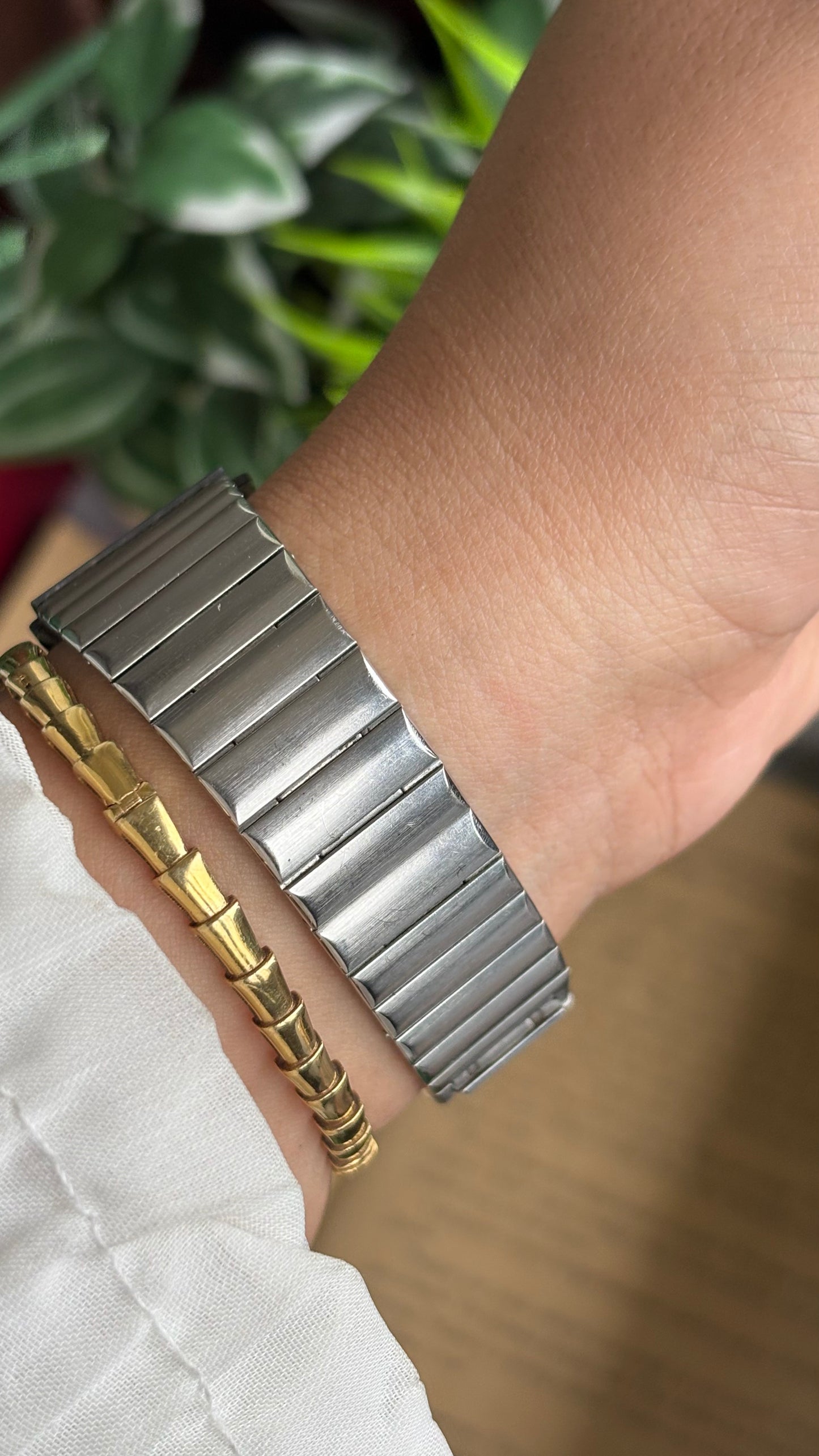 Vintage RADO DiaStar Watch in Silver Tone Yellow Dial